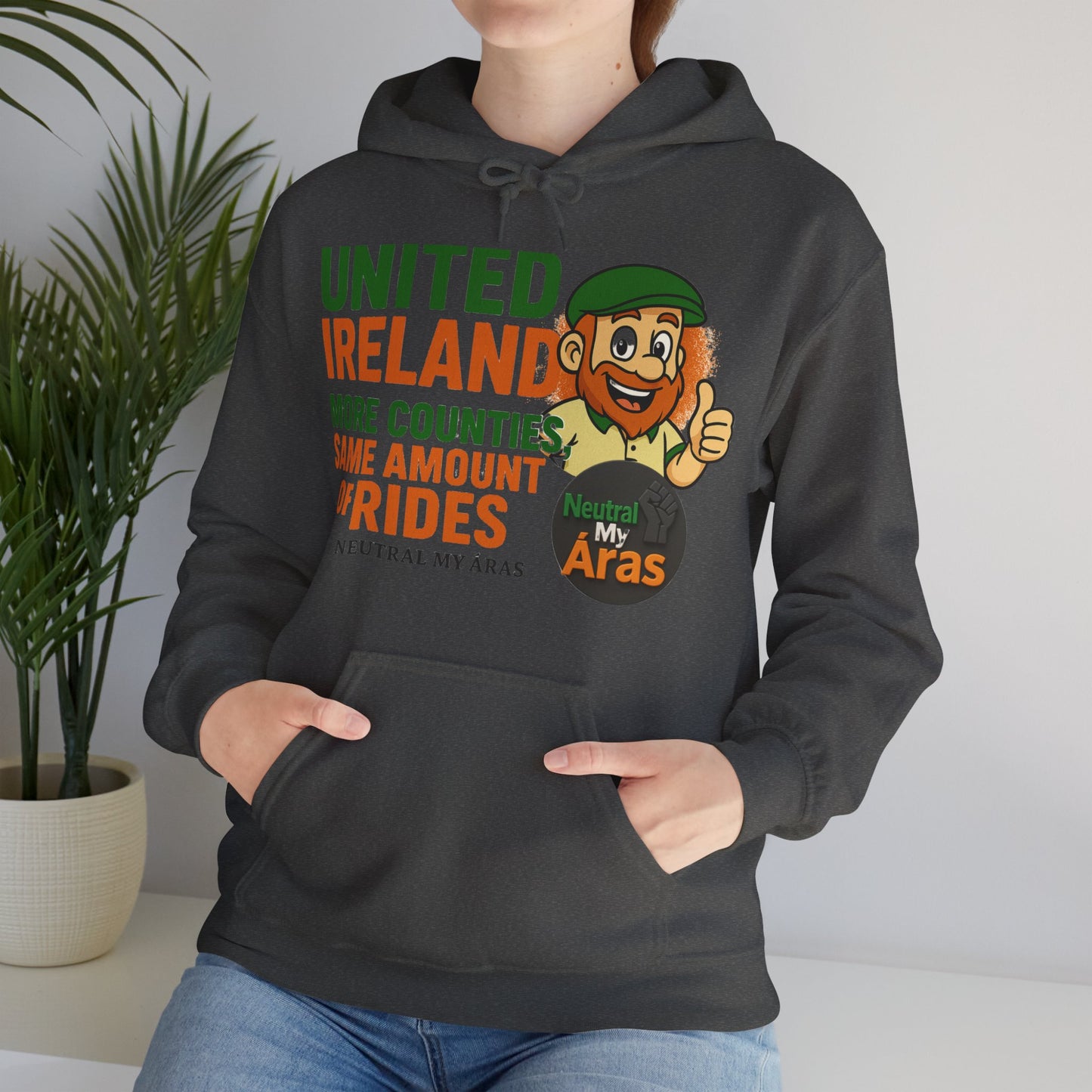 "UNITED IRELAND – MORE COUNTIES, SAME AMOUNT OF RIDES" – The Only Thing That’s Changing is the Territory - United Ireland Graphic Hoodie