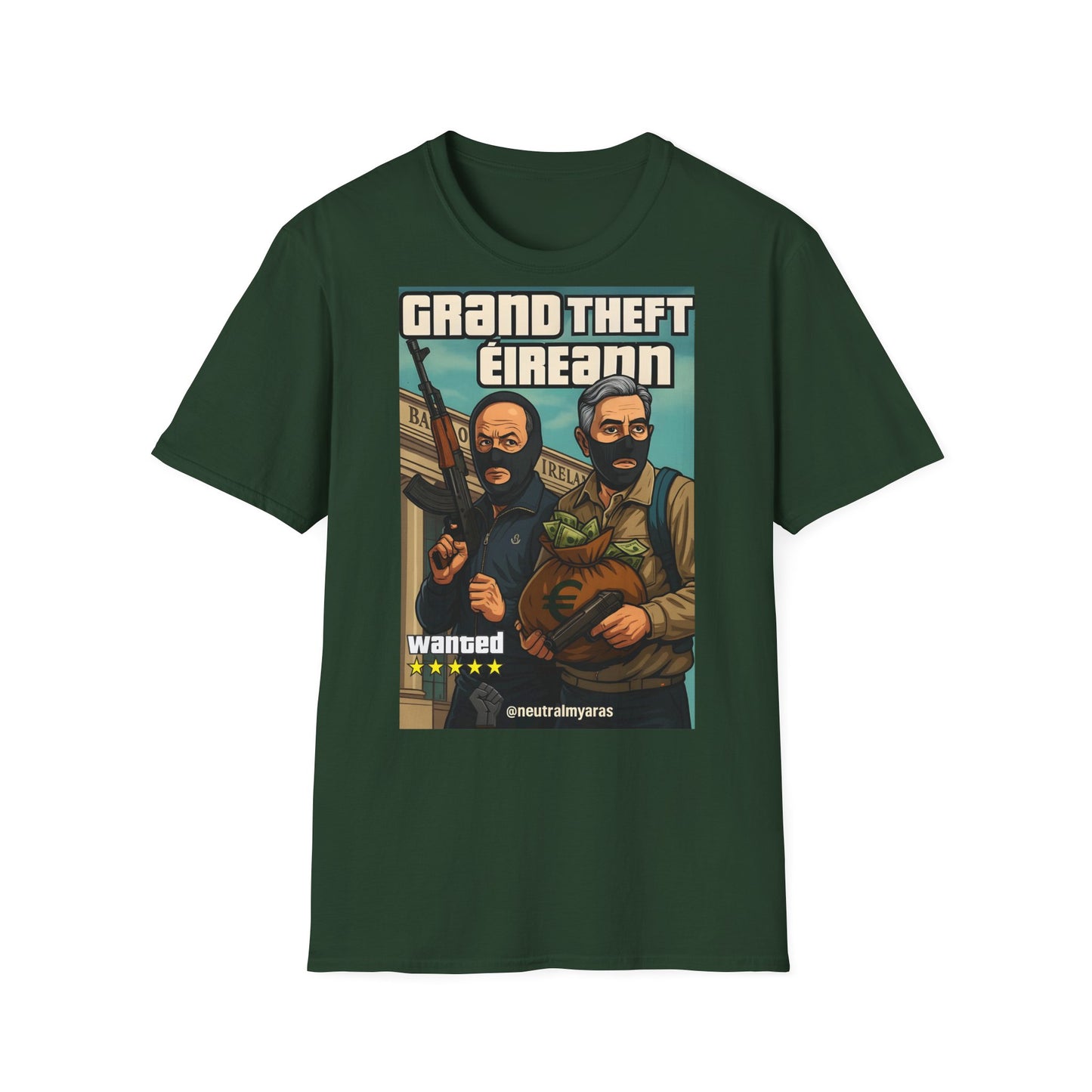 🔥 🚨 GRAND THEFT ÉIREANN 🚨 T-SHIRT ☘️