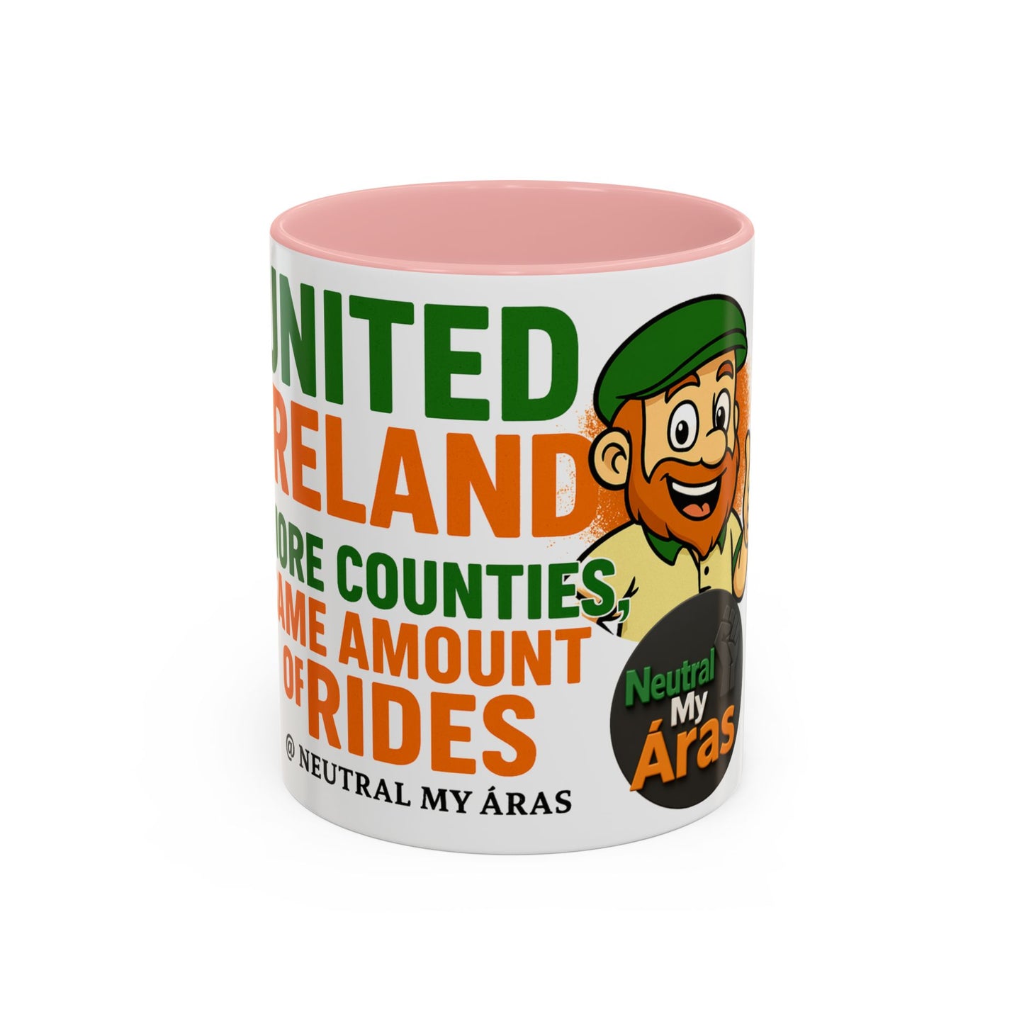 Copy of ☕ United Ireland Mug – "More Counties, Same Amount of Rides" Luck Of The Irish Coffee Mug, St. Patrick's Day Gift, Irish Pride Mug, Fun Irish Decor, Unique Coffee Cup