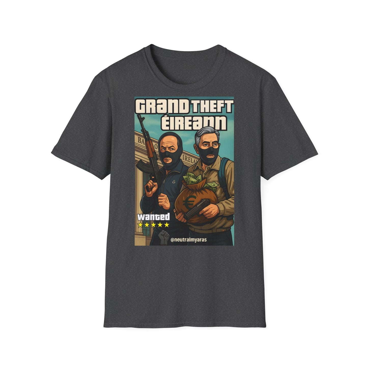 🔥 🚨 GRAND THEFT ÉIREANN 🚨 T-SHIRT ☘️