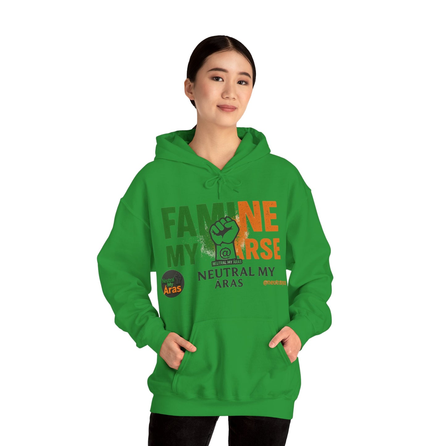"FAMINE MY ARSE" – The Hoodie That Speaks Truth, and a Bit of Cheek