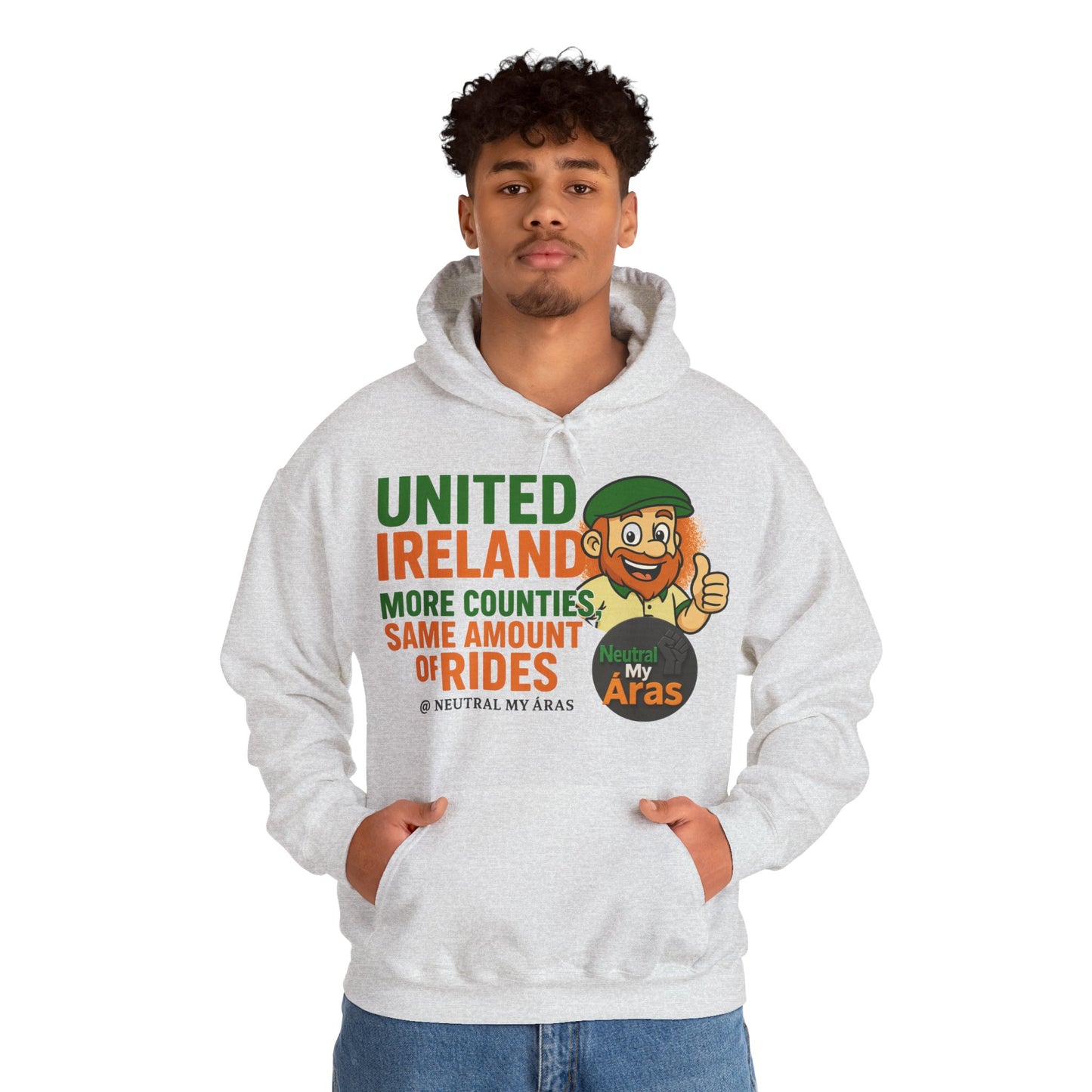 "UNITED IRELAND – MORE COUNTIES, SAME AMOUNT OF RIDES" – The Only Thing That’s Changing is the Territory - United Ireland Graphic Hoodie