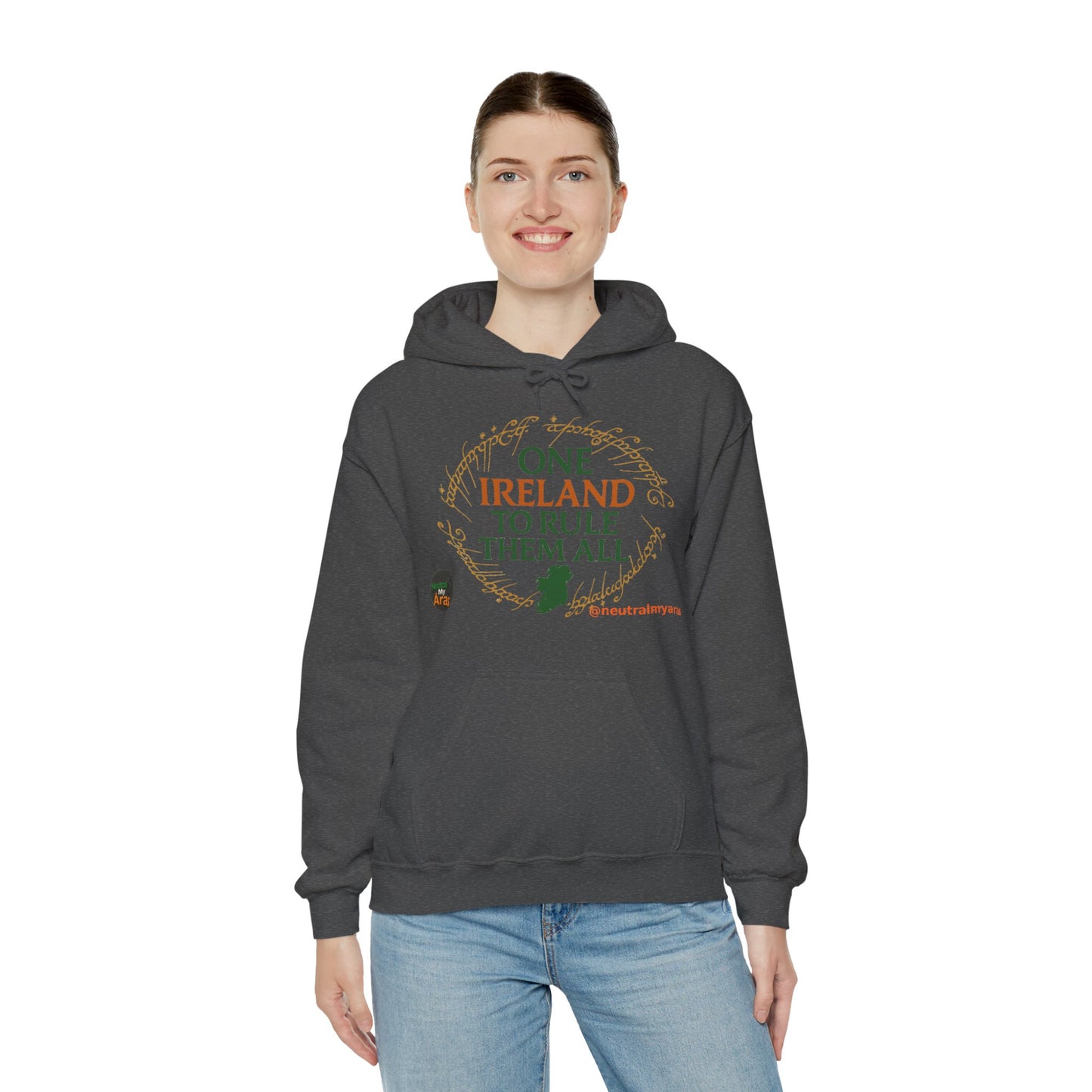 Hoodie "ONE IRELAND TO RULE THEM ALL" – Wear the Legend, Live the Dream