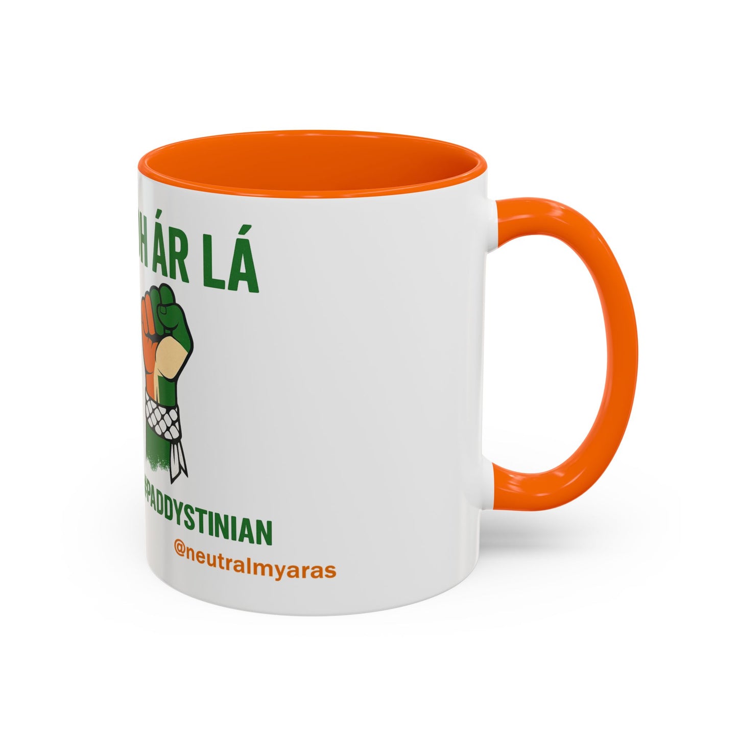 ☕ Tiocfaidh ár lá Meets Intifada – One Struggle - Paddystinian Mug