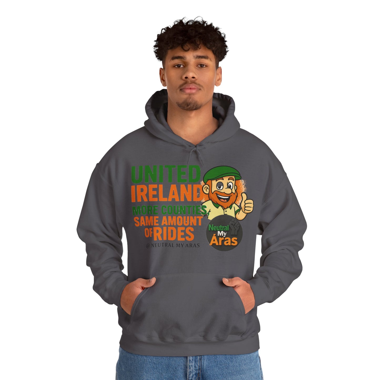 "UNITED IRELAND – MORE COUNTIES, SAME AMOUNT OF RIDES" – The Only Thing That’s Changing is the Territory - United Ireland Graphic Hoodie