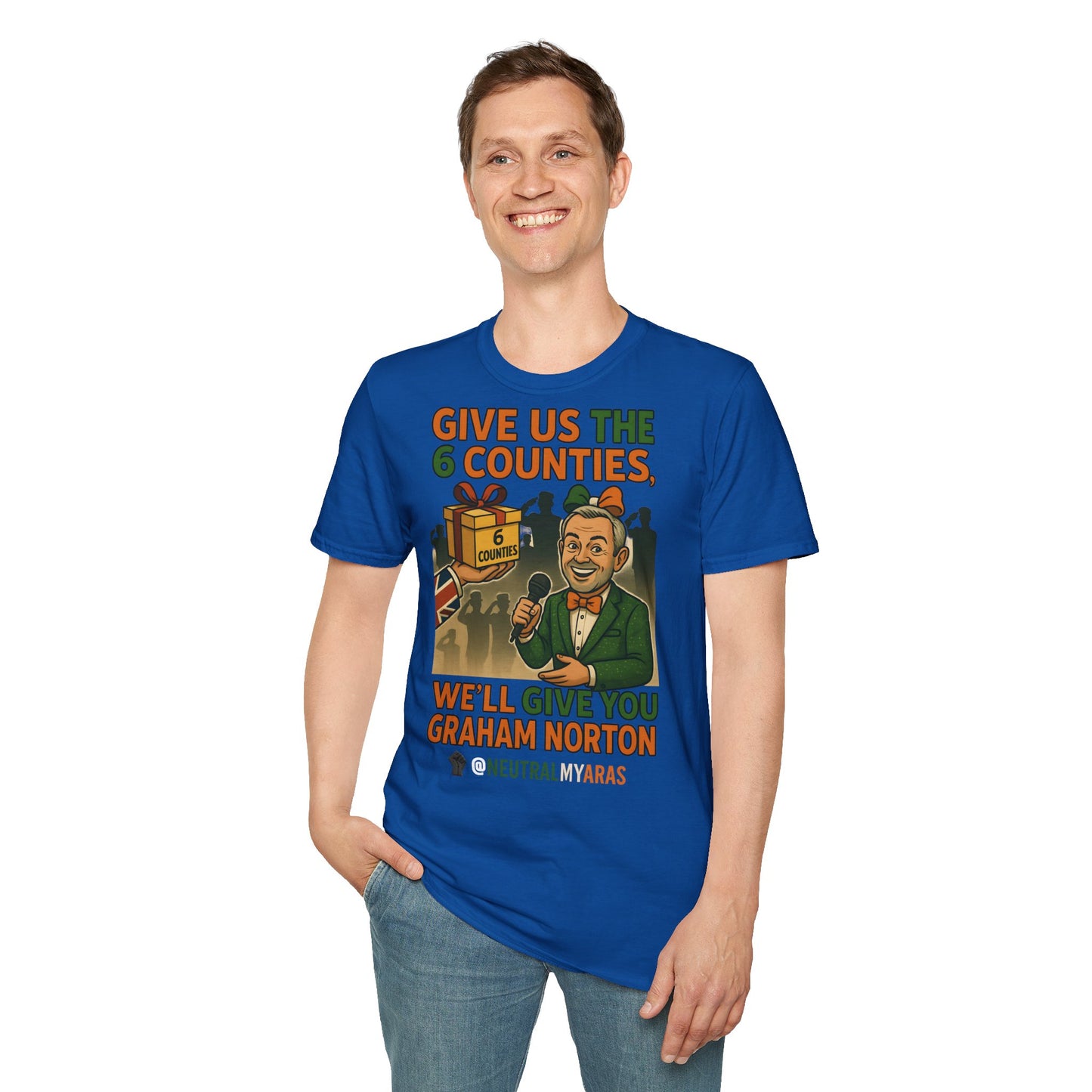 🔥 “Give Us the 6 Counties, We’ll Give You Graham Norton” T-SHIRT ☘️