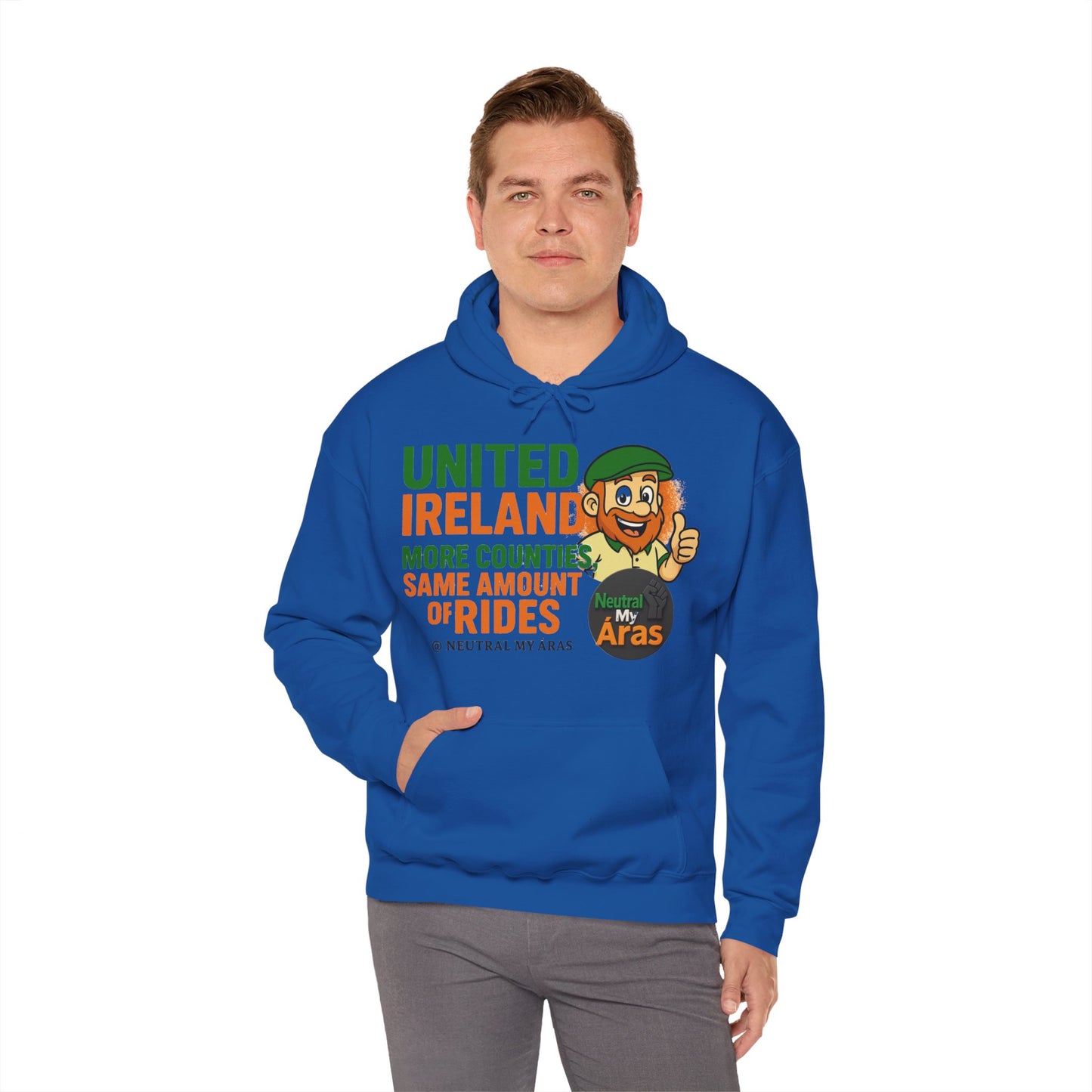 "UNITED IRELAND – MORE COUNTIES, SAME AMOUNT OF RIDES" – The Only Thing That’s Changing is the Territory - United Ireland Graphic Hoodie
