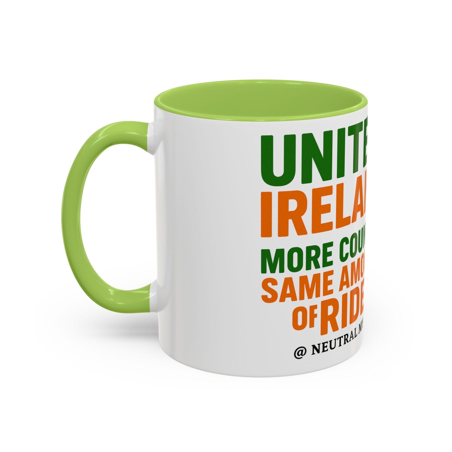 Copy of ☕ United Ireland Mug – "More Counties, Same Amount of Rides" Luck Of The Irish Coffee Mug, St. Patrick's Day Gift, Irish Pride Mug, Fun Irish Decor, Unique Coffee Cup