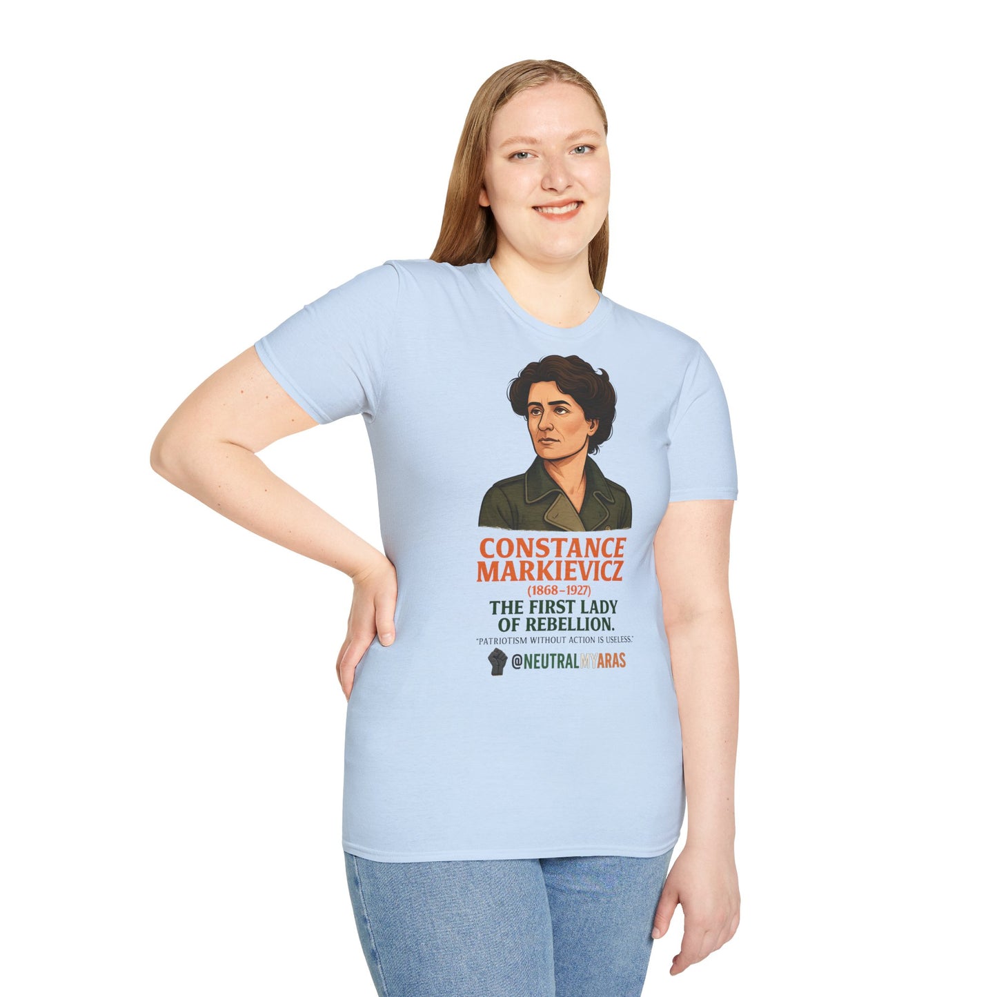 🇮🇪 Constance Markievicz T-Shirt – The First Lady of Rebellion 🇮🇪 Tee