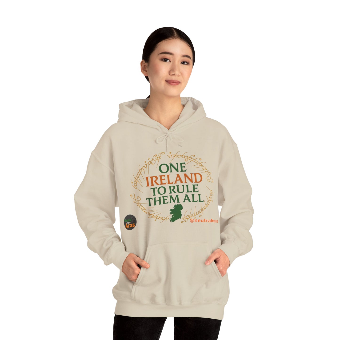 Hoodie "ONE IRELAND TO RULE THEM ALL" – Wear the Legend, Live the Dream