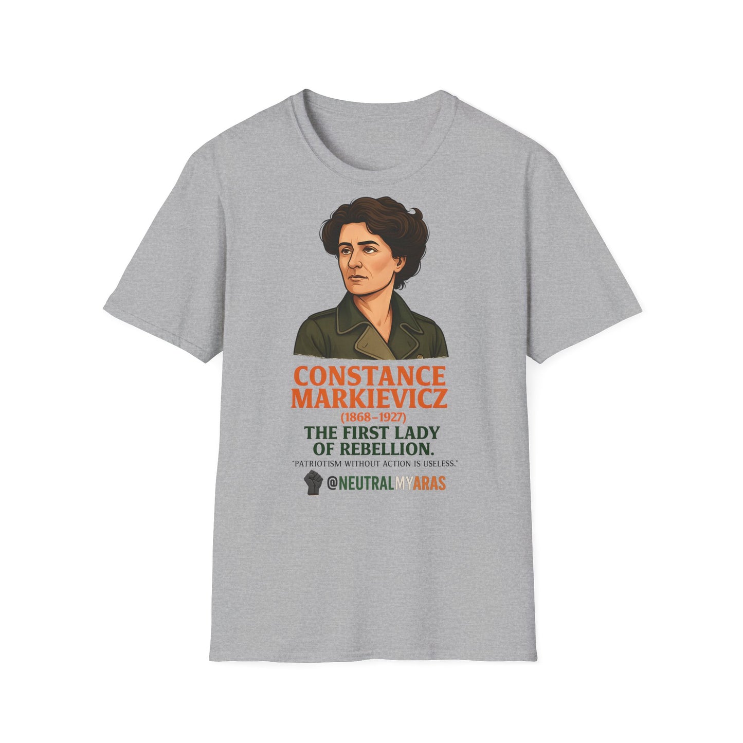 🇮🇪 Constance Markievicz T-Shirt – The First Lady of Rebellion 🇮🇪 Tee