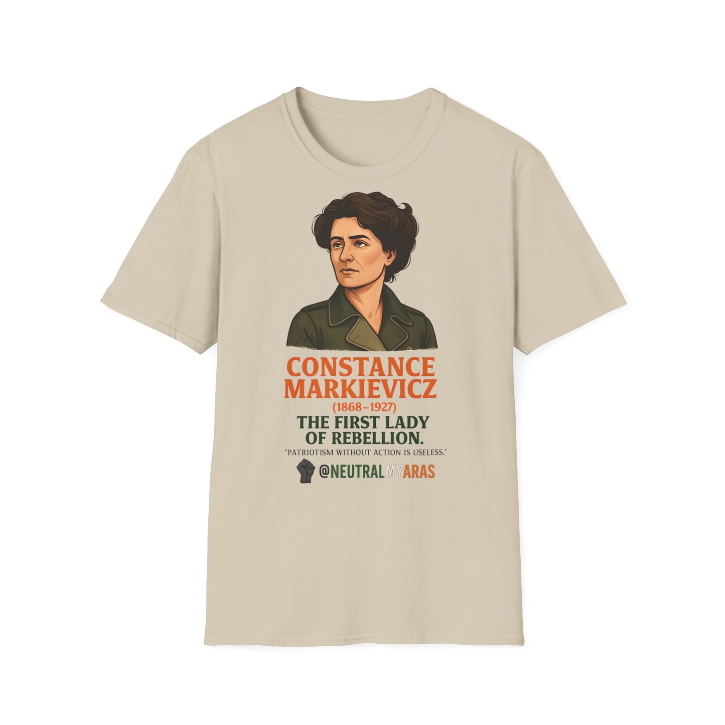 🇮🇪 Constance Markievicz T-Shirt – The First Lady of Rebellion 🇮🇪 Tee