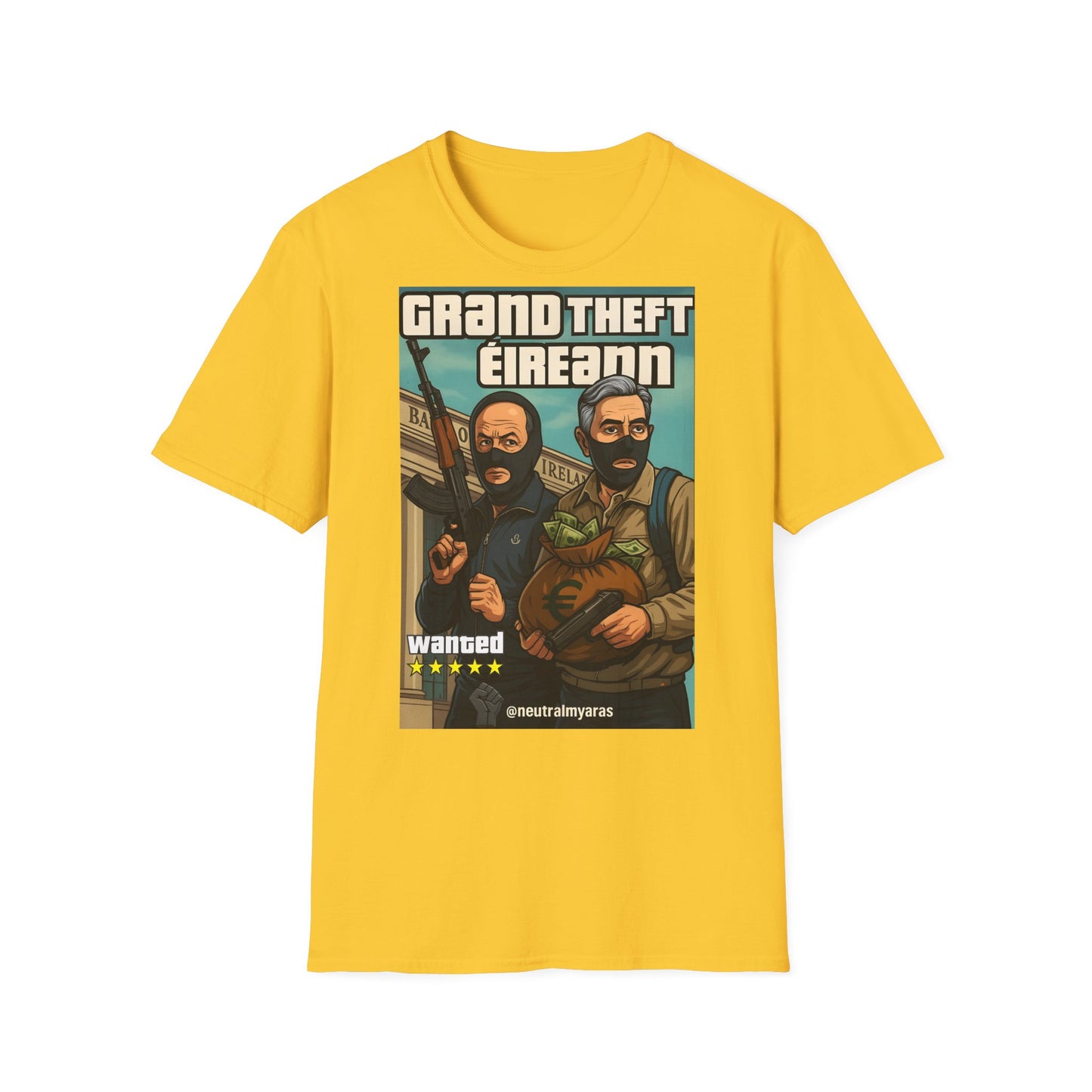 🔥 🚨 GRAND THEFT ÉIREANN 🚨 T-SHIRT ☘️