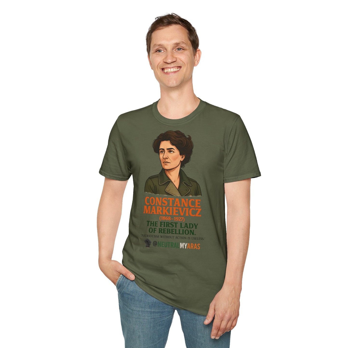 🇮🇪 Constance Markievicz T-Shirt – The First Lady of Rebellion 🇮🇪 Tee