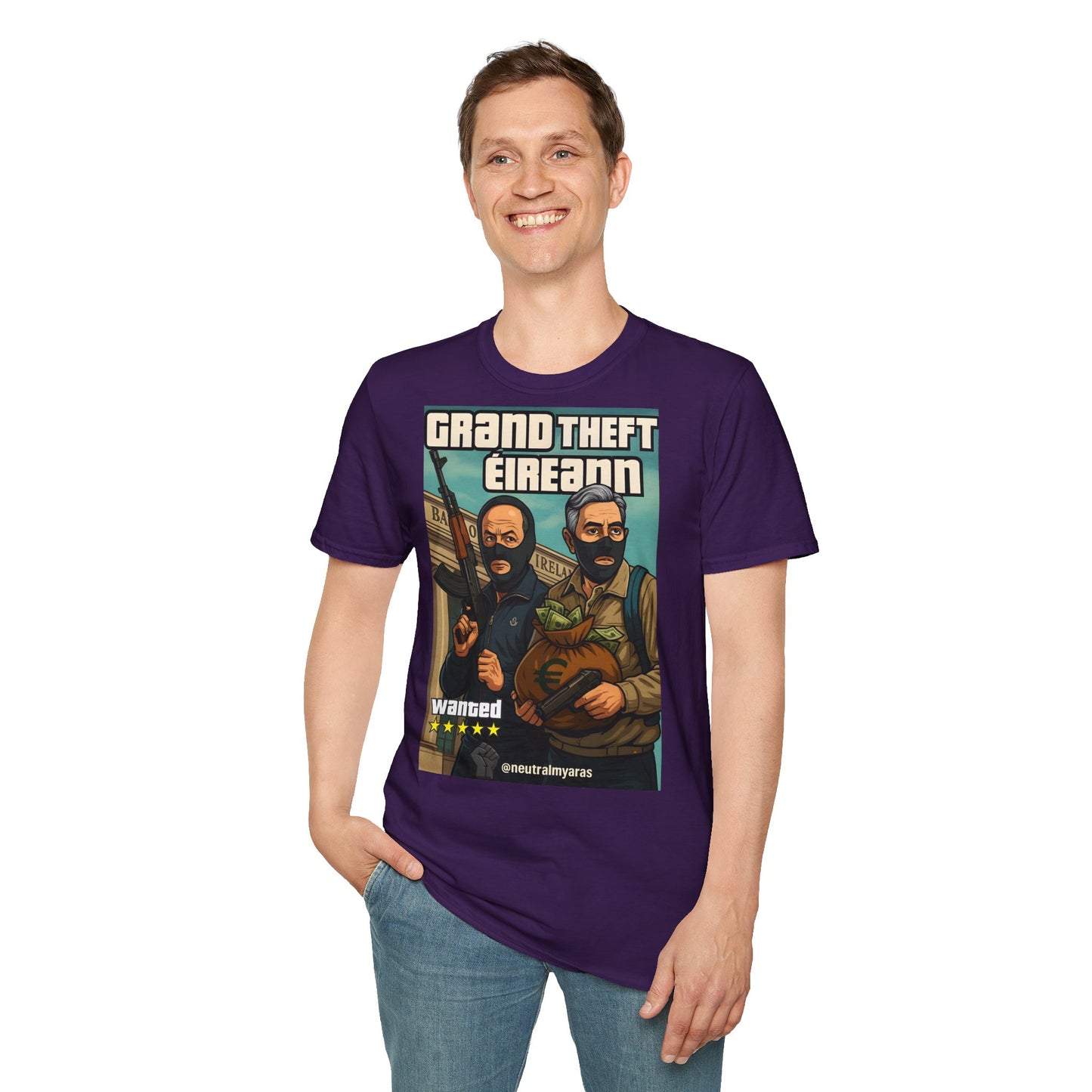🔥 🚨 GRAND THEFT ÉIREANN 🚨 T-SHIRT ☘️
