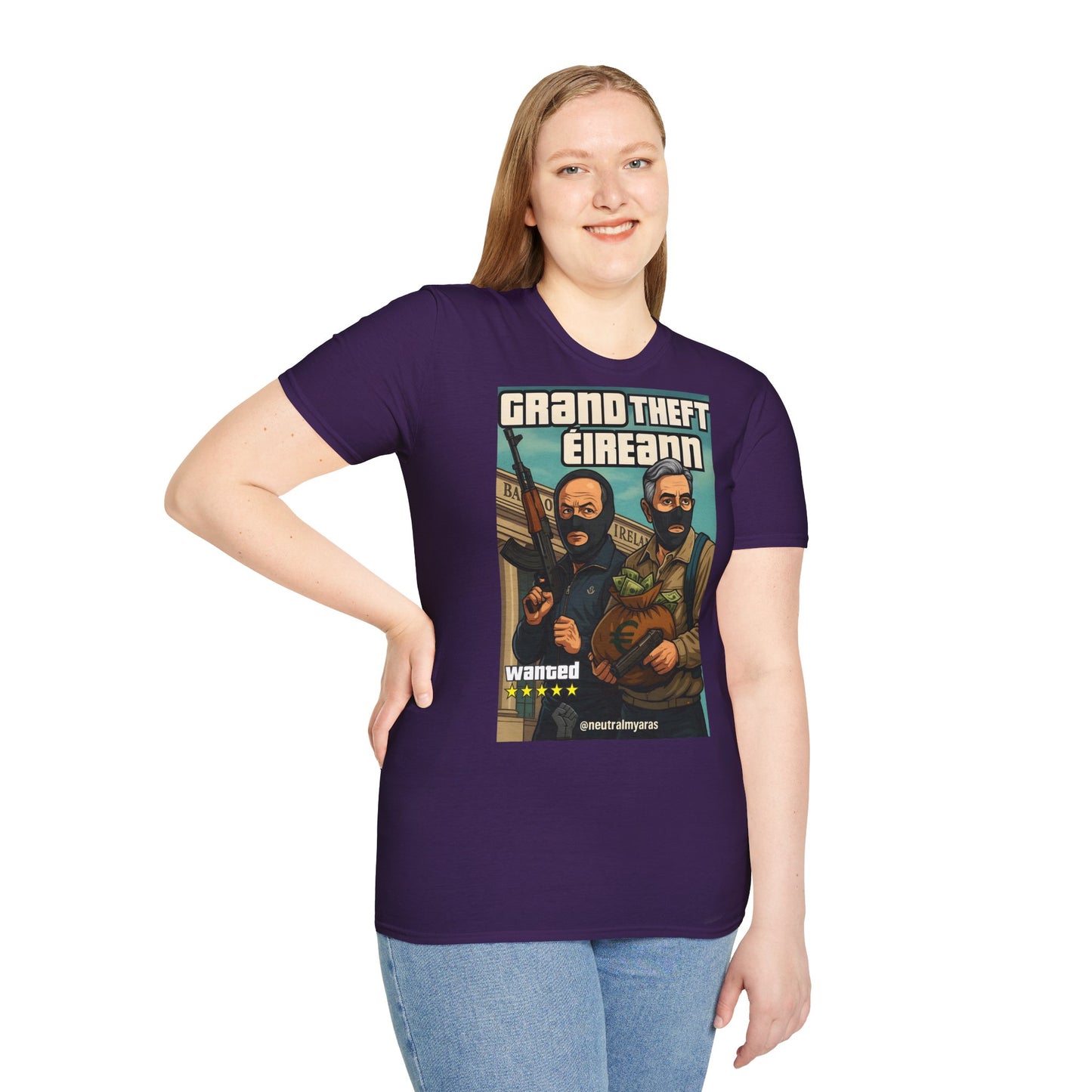 🔥 🚨 GRAND THEFT ÉIREANN 🚨 T-SHIRT ☘️