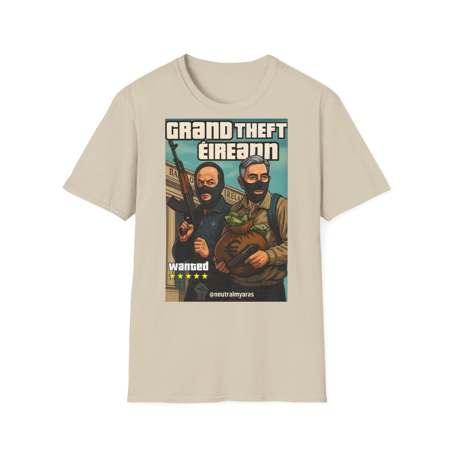 🔥 🚨 GRAND THEFT ÉIREANN 🚨 T-SHIRT ☘️