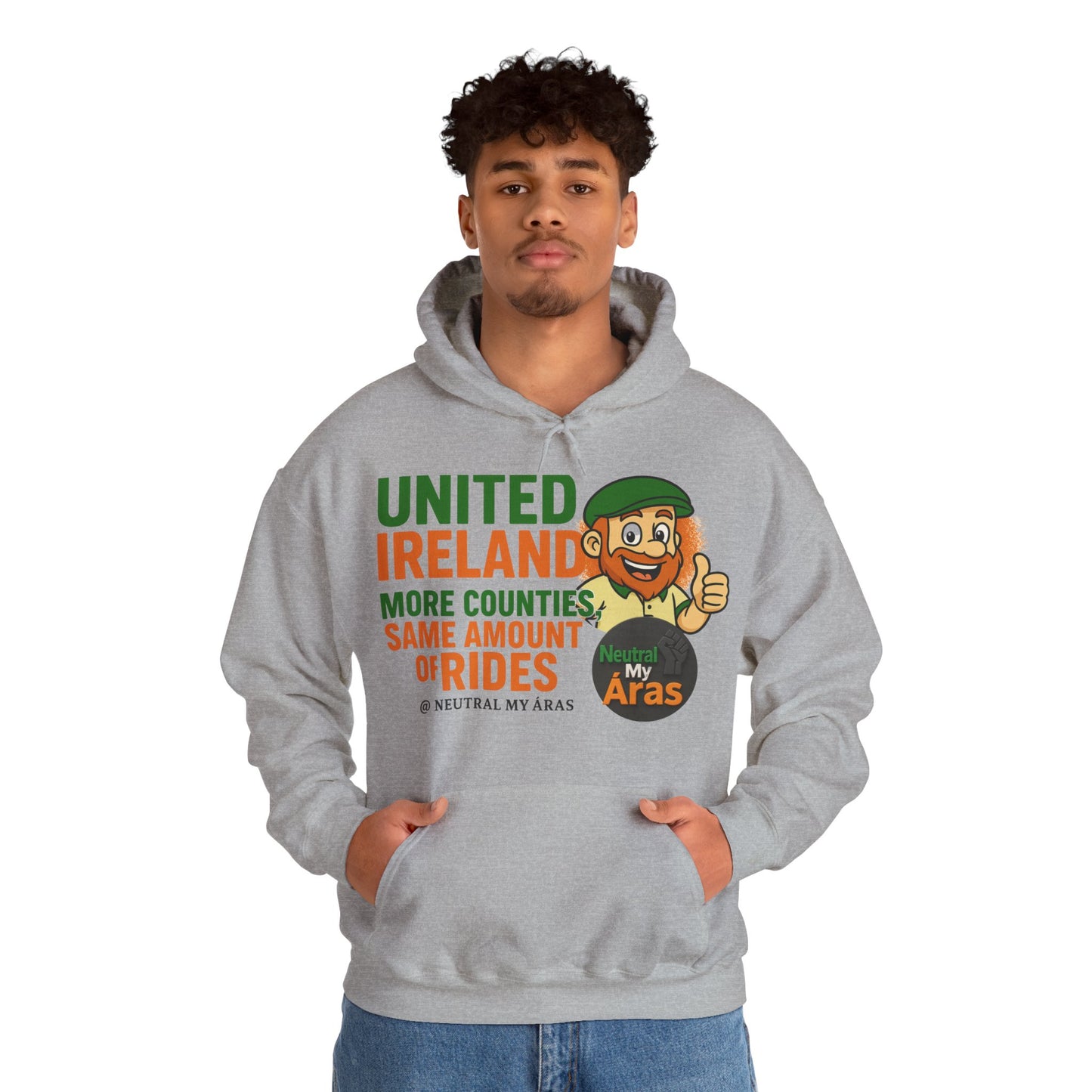 "UNITED IRELAND – MORE COUNTIES, SAME AMOUNT OF RIDES" – The Only Thing That’s Changing is the Territory - United Ireland Graphic Hoodie