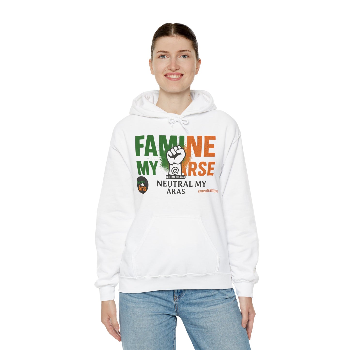 "FAMINE MY ARSE" – The Hoodie That Speaks Truth, and a Bit of Cheek