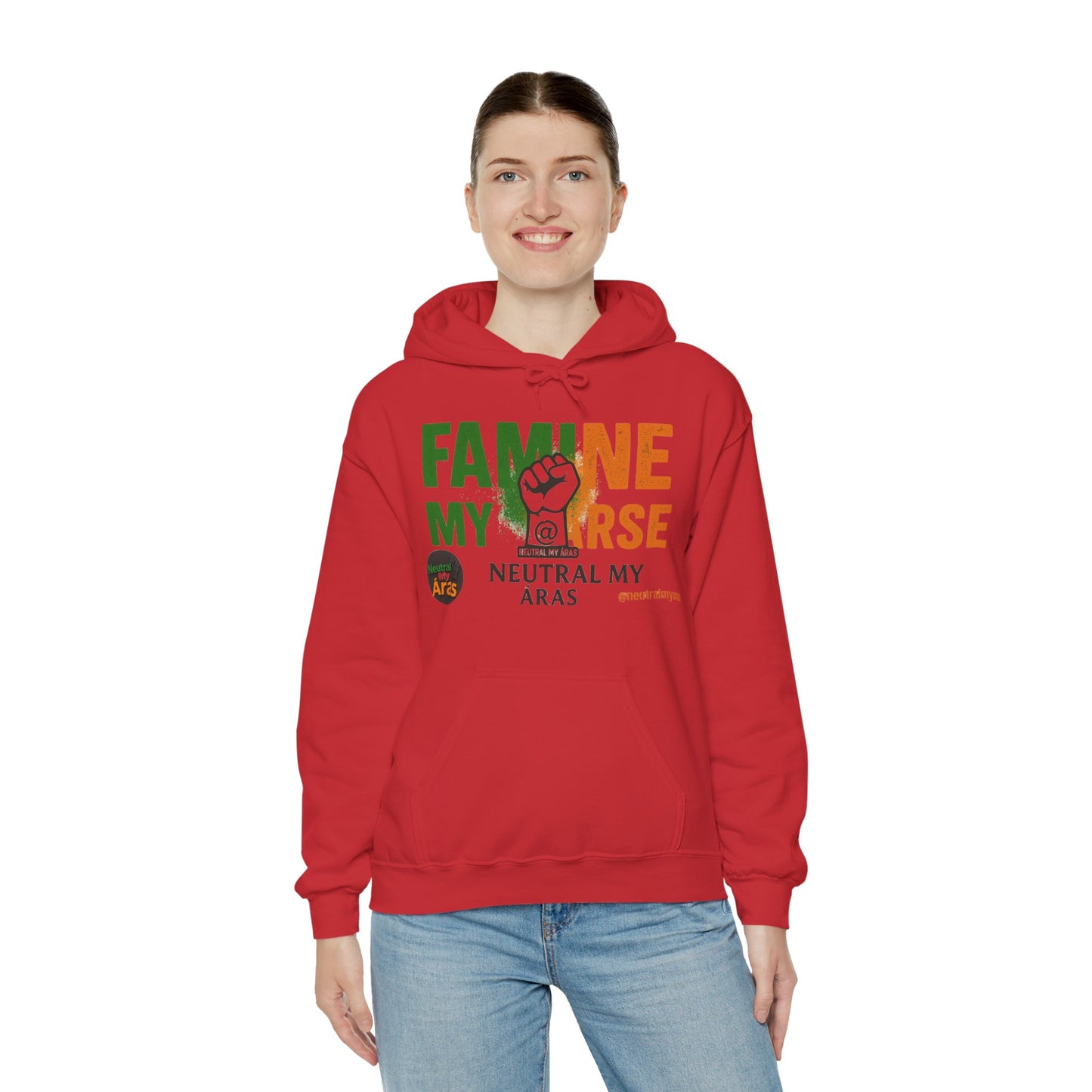 "FAMINE MY ARSE" – The Hoodie That Speaks Truth, and a Bit of Cheek