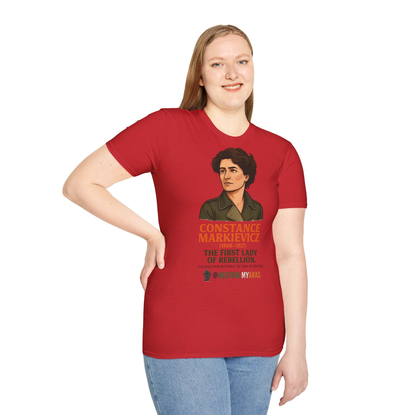 🇮🇪 Constance Markievicz T-Shirt – The First Lady of Rebellion 🇮🇪 Tee