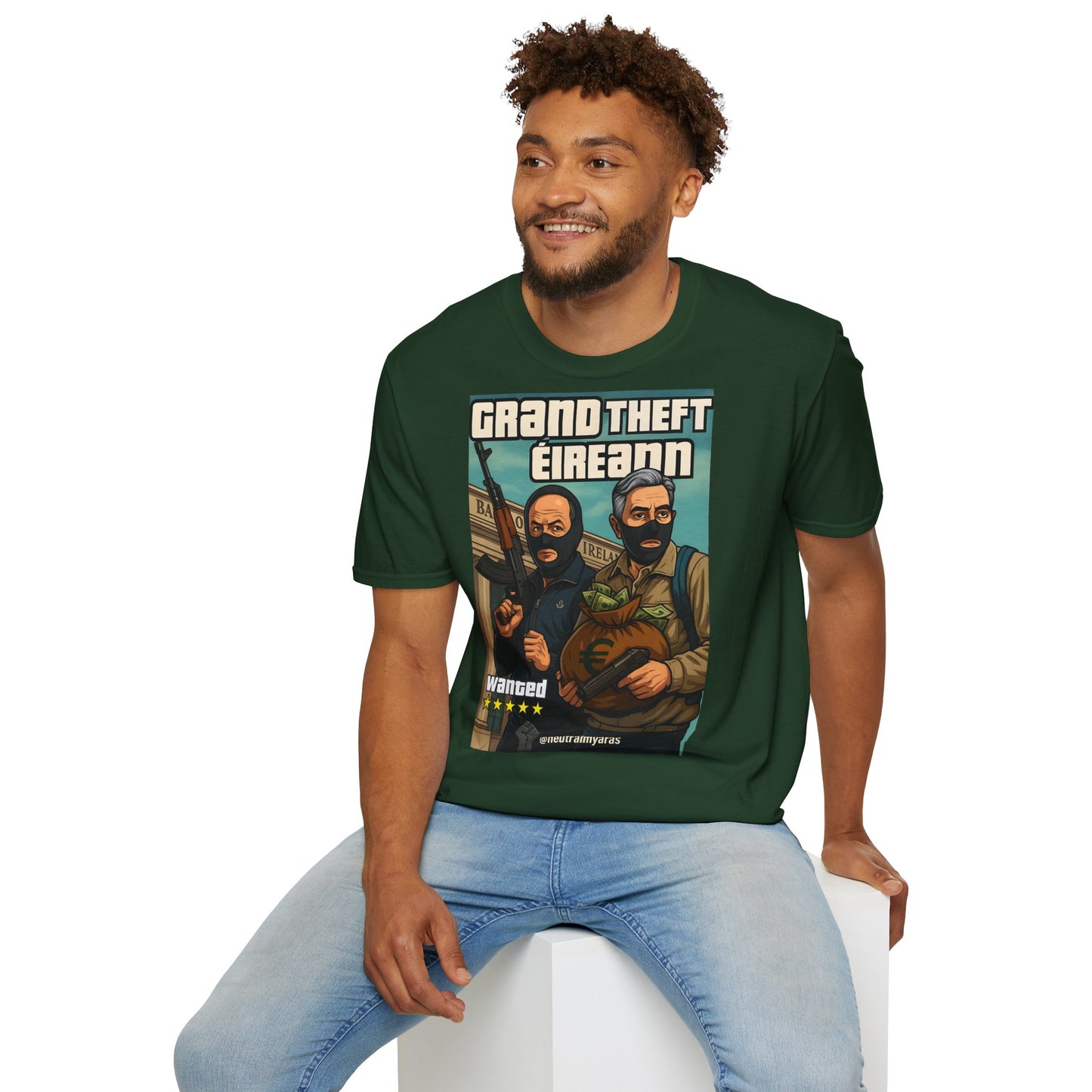 🔥 🚨 GRAND THEFT ÉIREANN 🚨 T-SHIRT ☘️