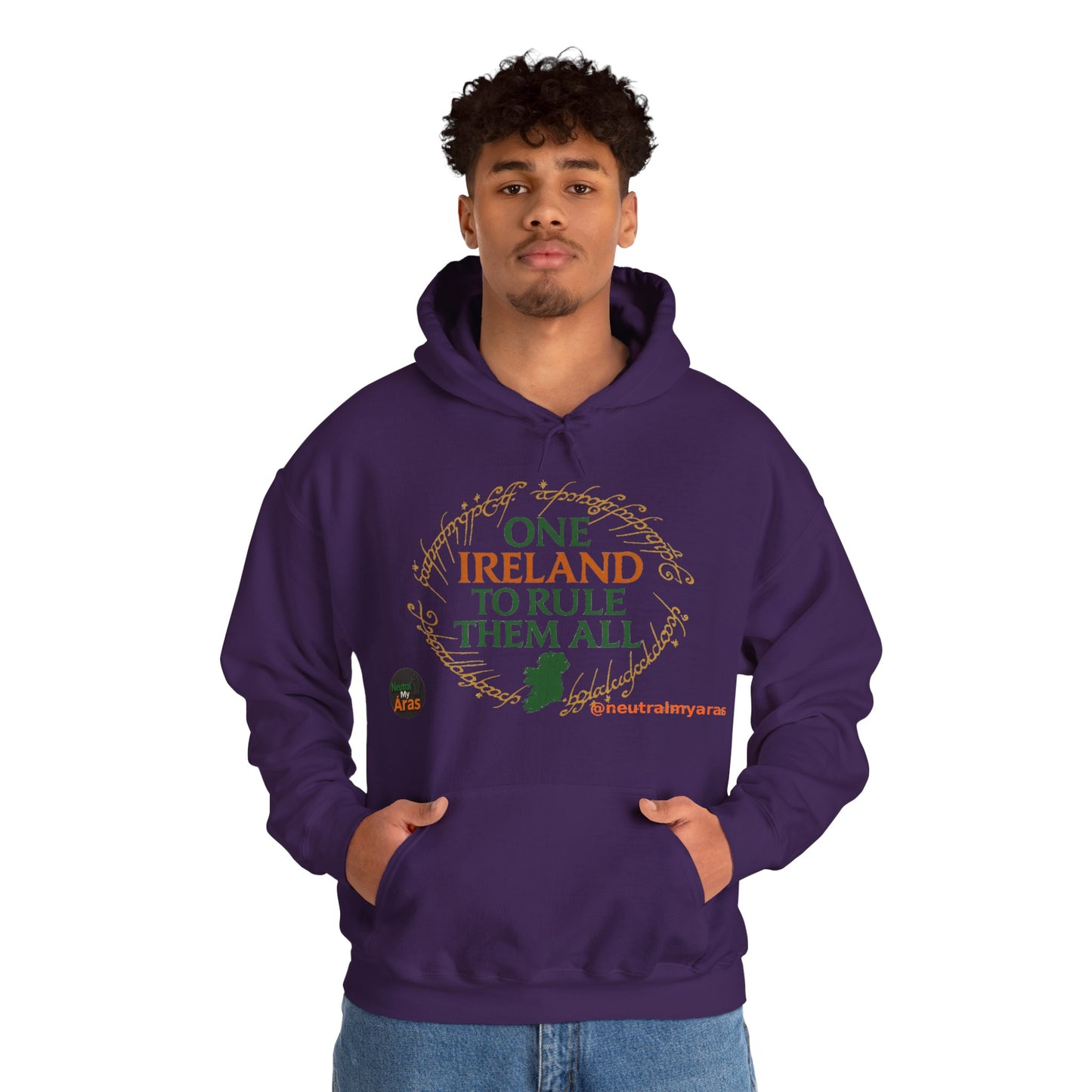 Hoodie "ONE IRELAND TO RULE THEM ALL" – Wear the Legend, Live the Dream