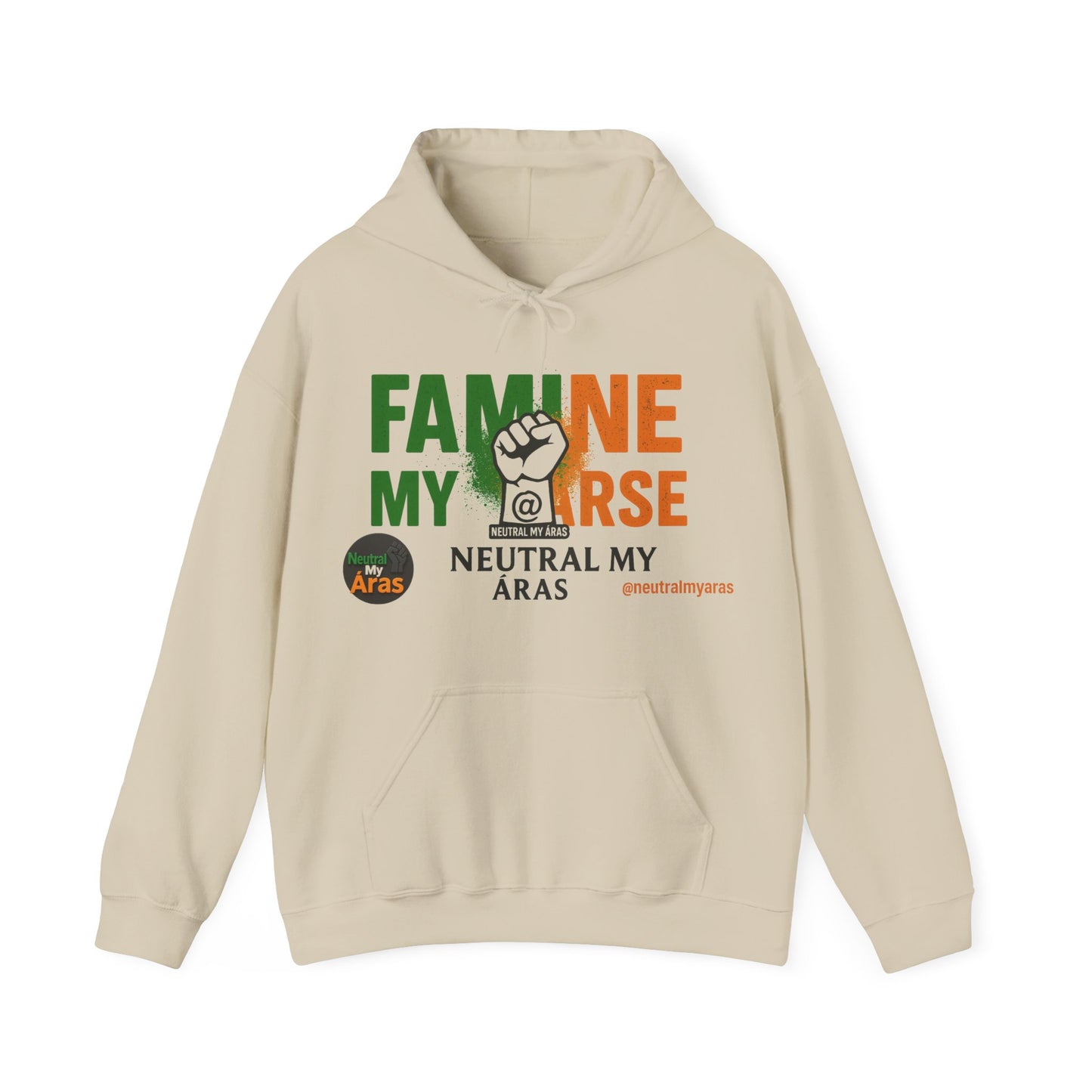 "FAMINE MY ARSE" – The Hoodie That Speaks Truth, and a Bit of Cheek