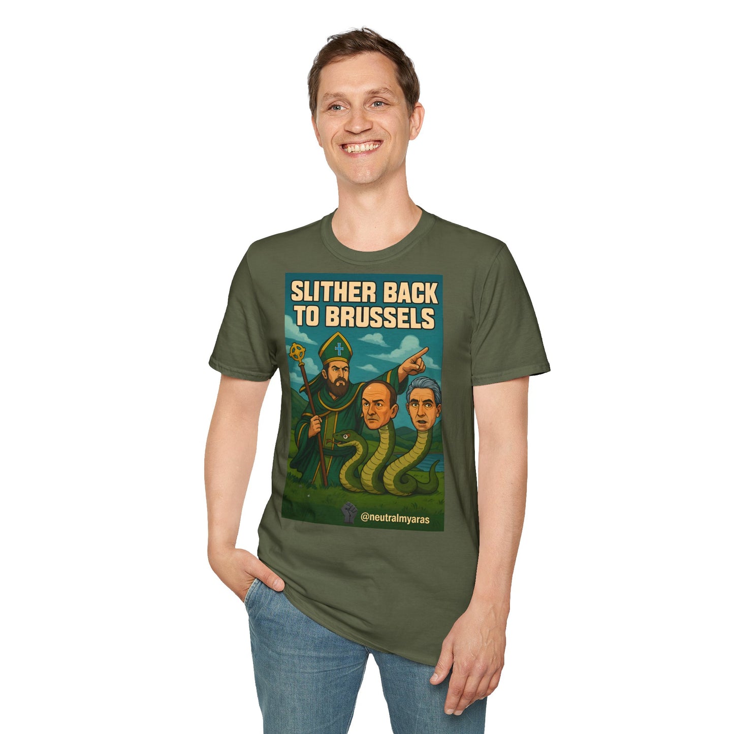 Slither Back to Brussels – St. Patrick vs. The Snakes Tee