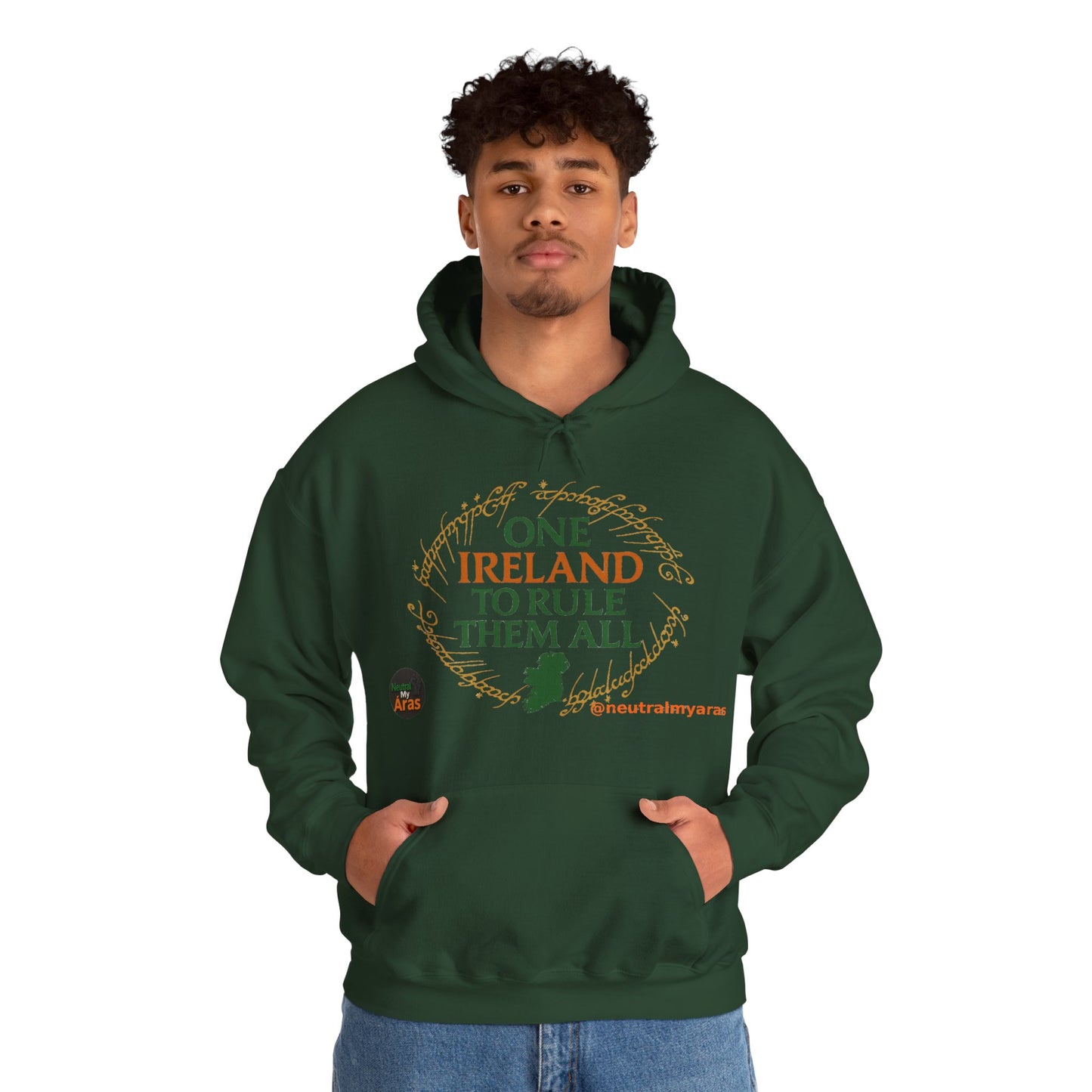Hoodie "ONE IRELAND TO RULE THEM ALL" – Wear the Legend, Live the Dream