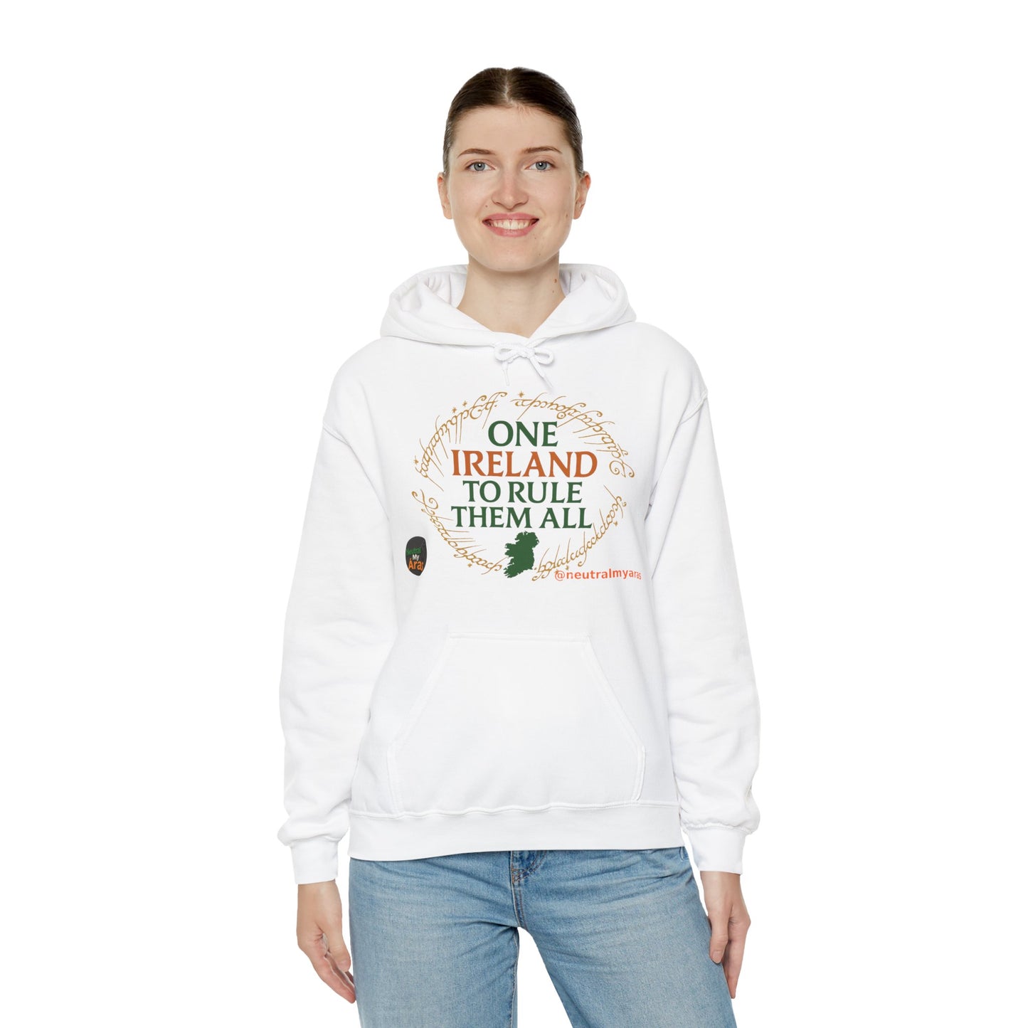 Hoodie "ONE IRELAND TO RULE THEM ALL" – Wear the Legend, Live the Dream