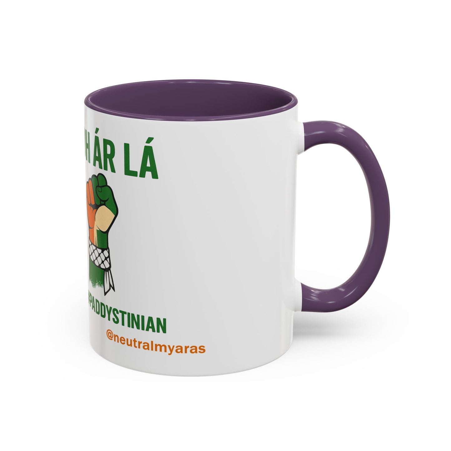 ☕ Tiocfaidh ár lá Meets Intifada – One Struggle - Paddystinian Mug