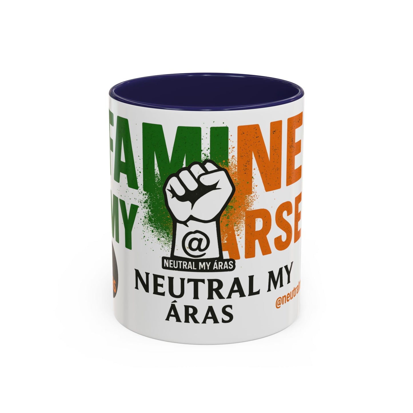 ☕ FAMINE MY ARSE – Tea/Coffee Mug