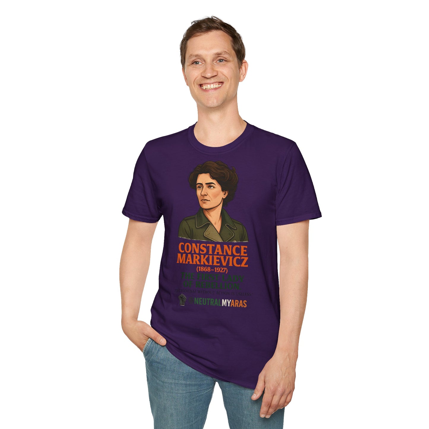 🇮🇪 Constance Markievicz T-Shirt – The First Lady of Rebellion 🇮🇪 Tee