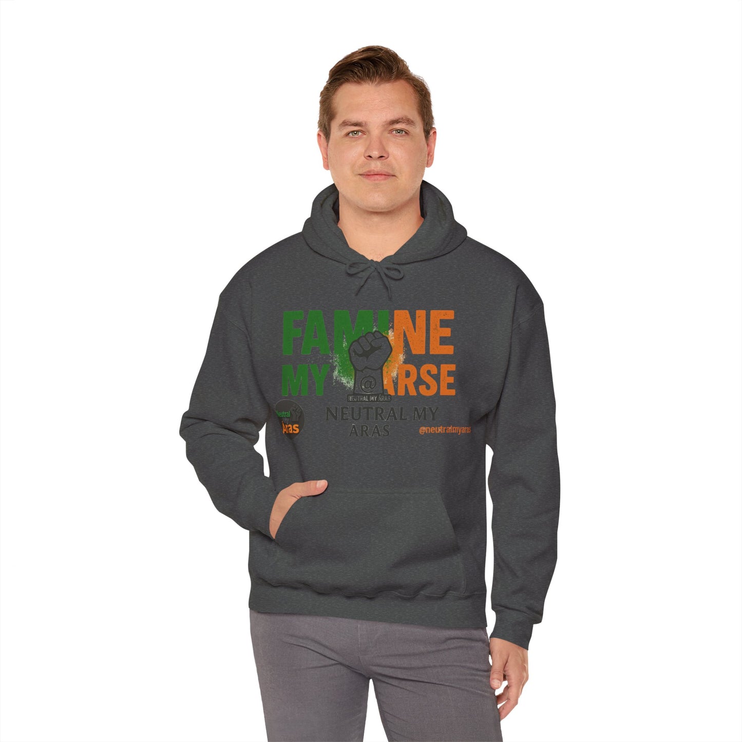 "FAMINE MY ARSE" – The Hoodie That Speaks Truth, and a Bit of Cheek