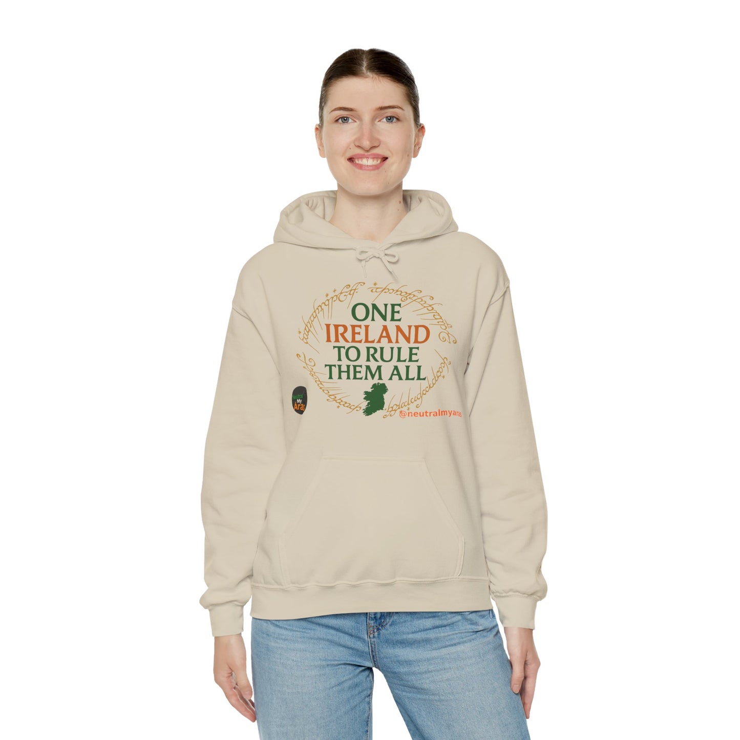 Hoodie "ONE IRELAND TO RULE THEM ALL" – Wear the Legend, Live the Dream