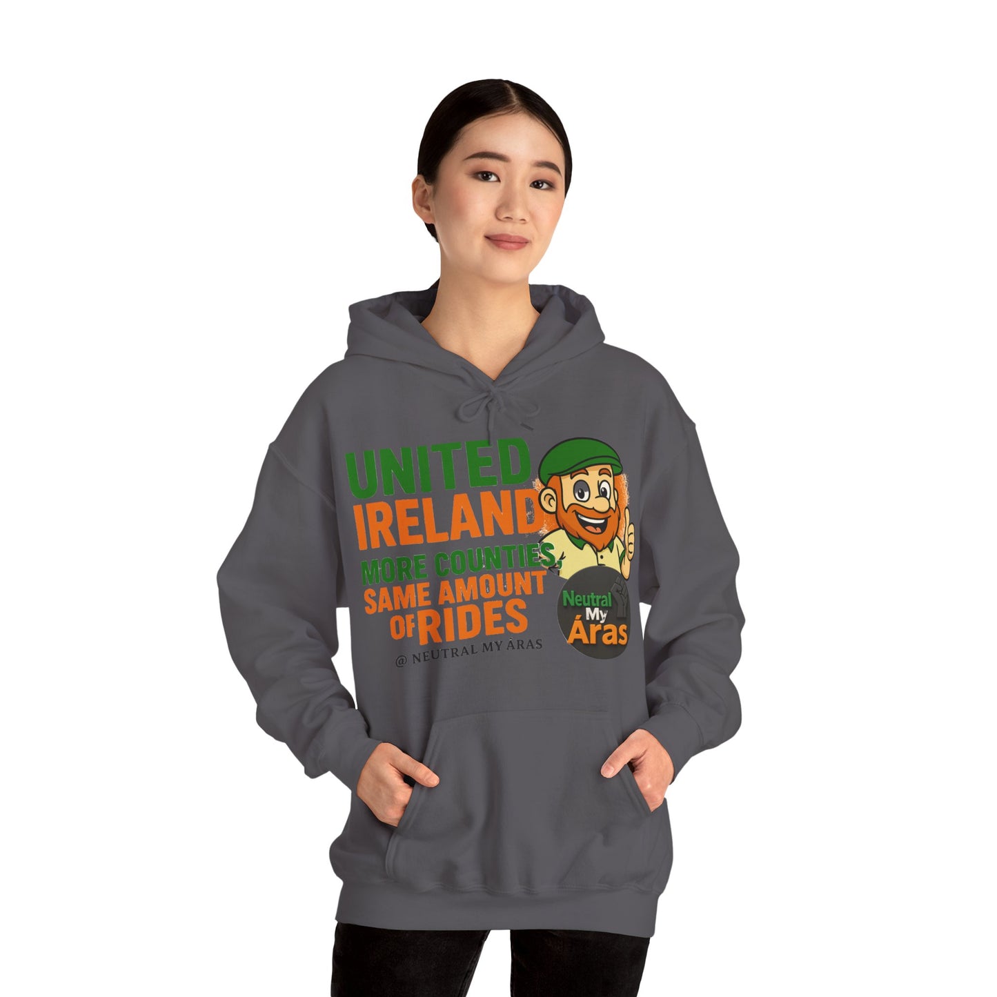 "UNITED IRELAND – MORE COUNTIES, SAME AMOUNT OF RIDES" – The Only Thing That’s Changing is the Territory - United Ireland Graphic Hoodie
