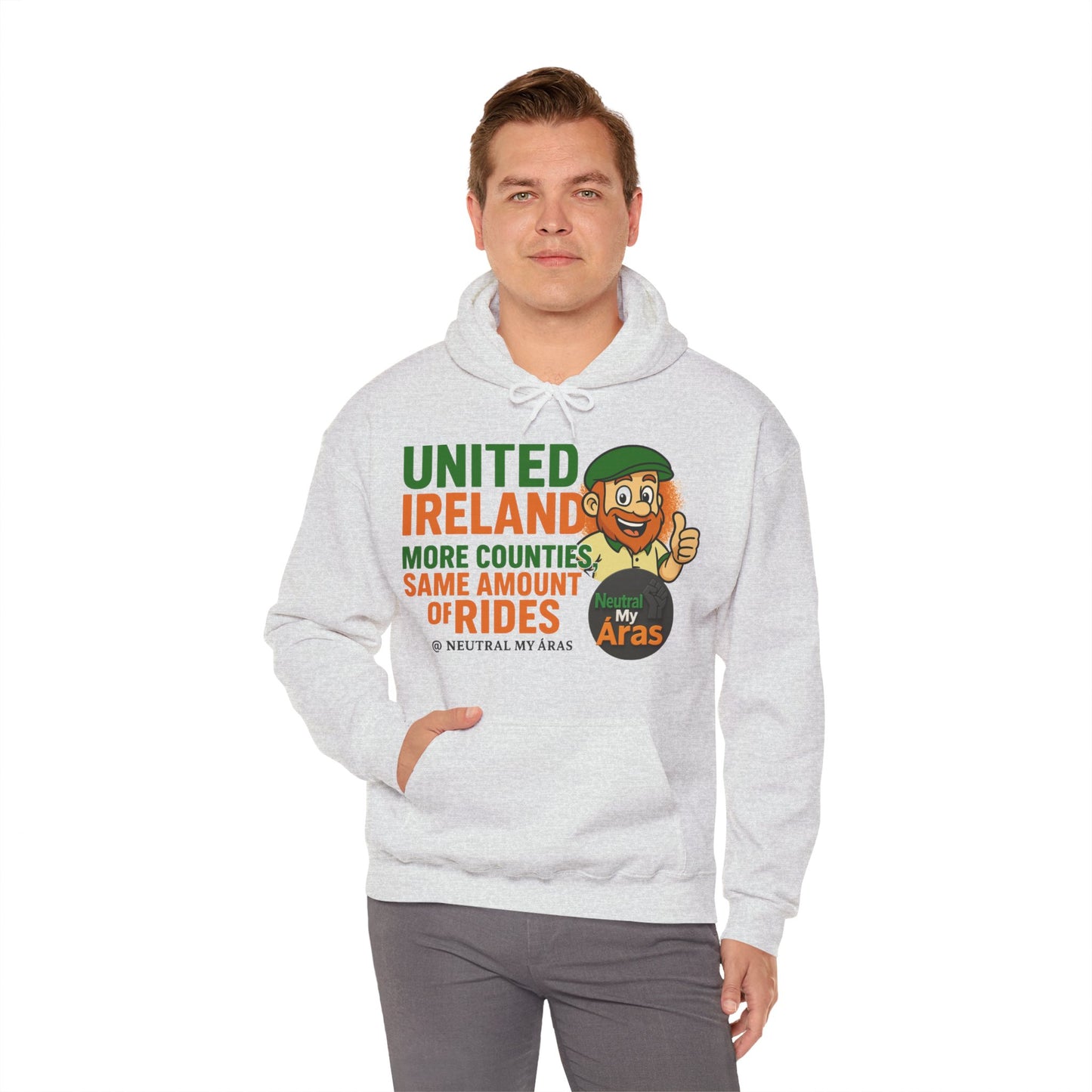 "UNITED IRELAND – MORE COUNTIES, SAME AMOUNT OF RIDES" – The Only Thing That’s Changing is the Territory - United Ireland Graphic Hoodie