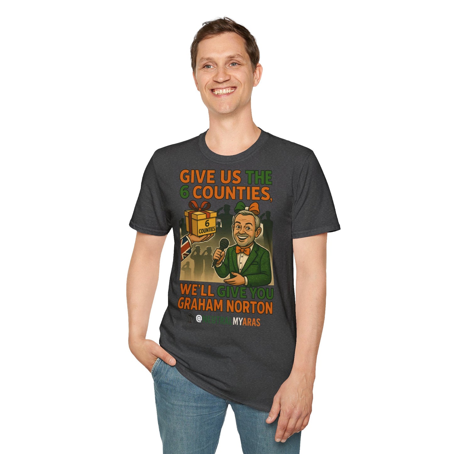 🔥 “Give Us the 6 Counties, We’ll Give You Graham Norton” T-SHIRT ☘️