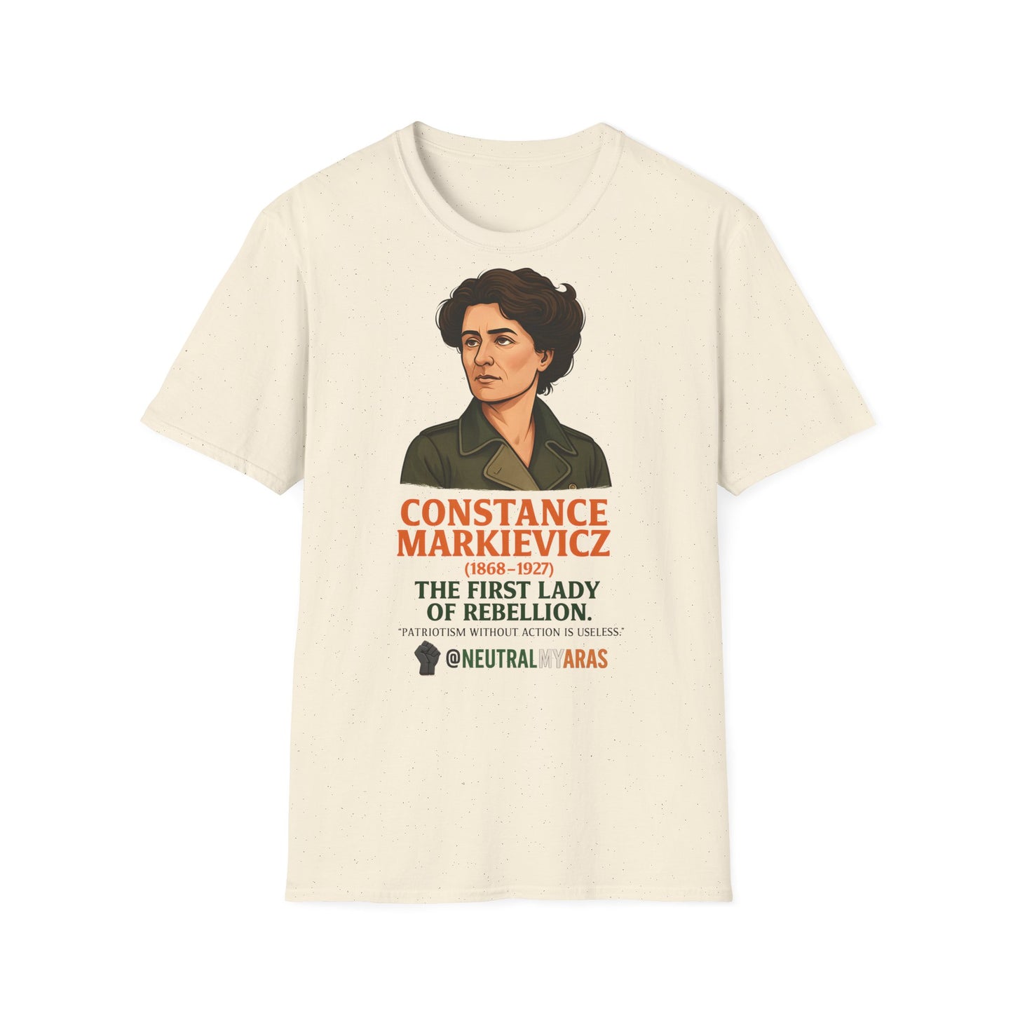 🇮🇪 Constance Markievicz T-Shirt – The First Lady of Rebellion 🇮🇪 Tee