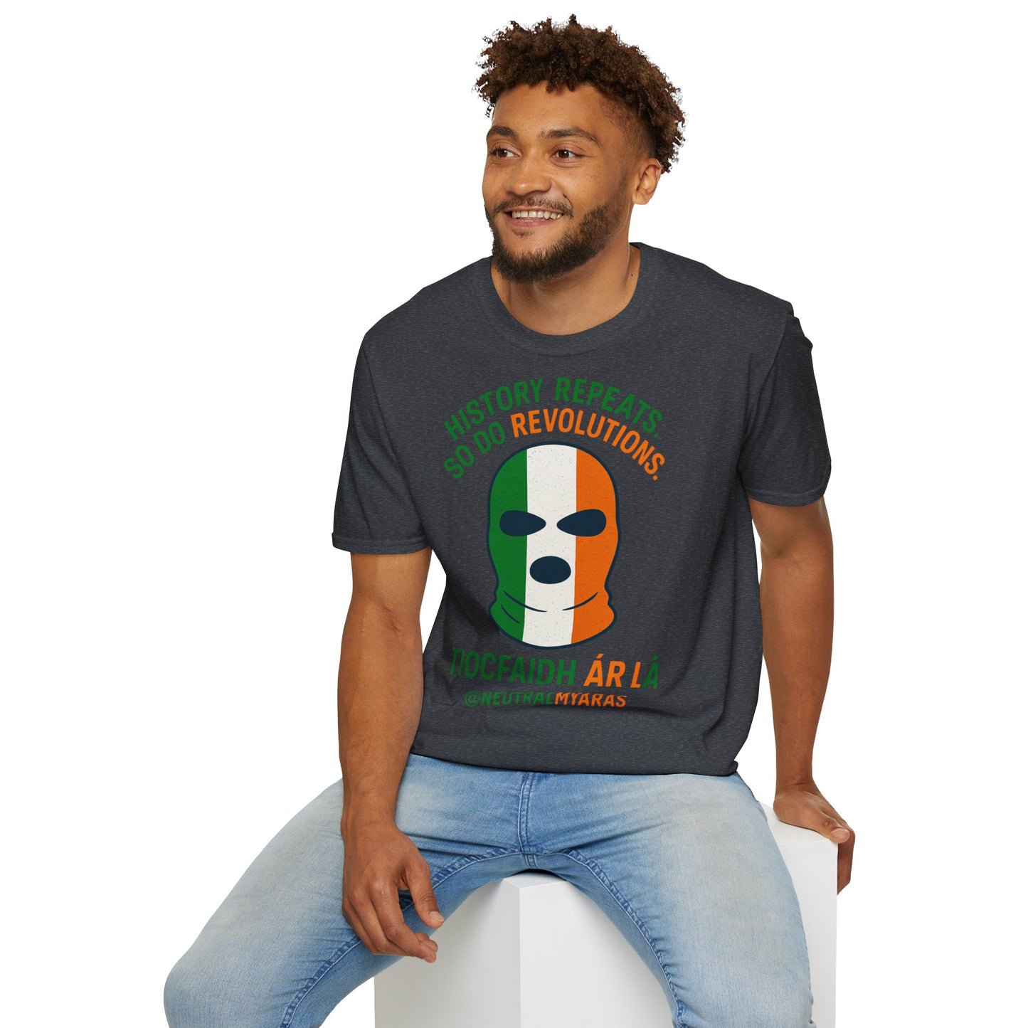 🔥 HISTORY REPEATS, SO DO REVOLUTIONS – TIOCFHAIDH ÁR LÁ T-SHIRT ☘️