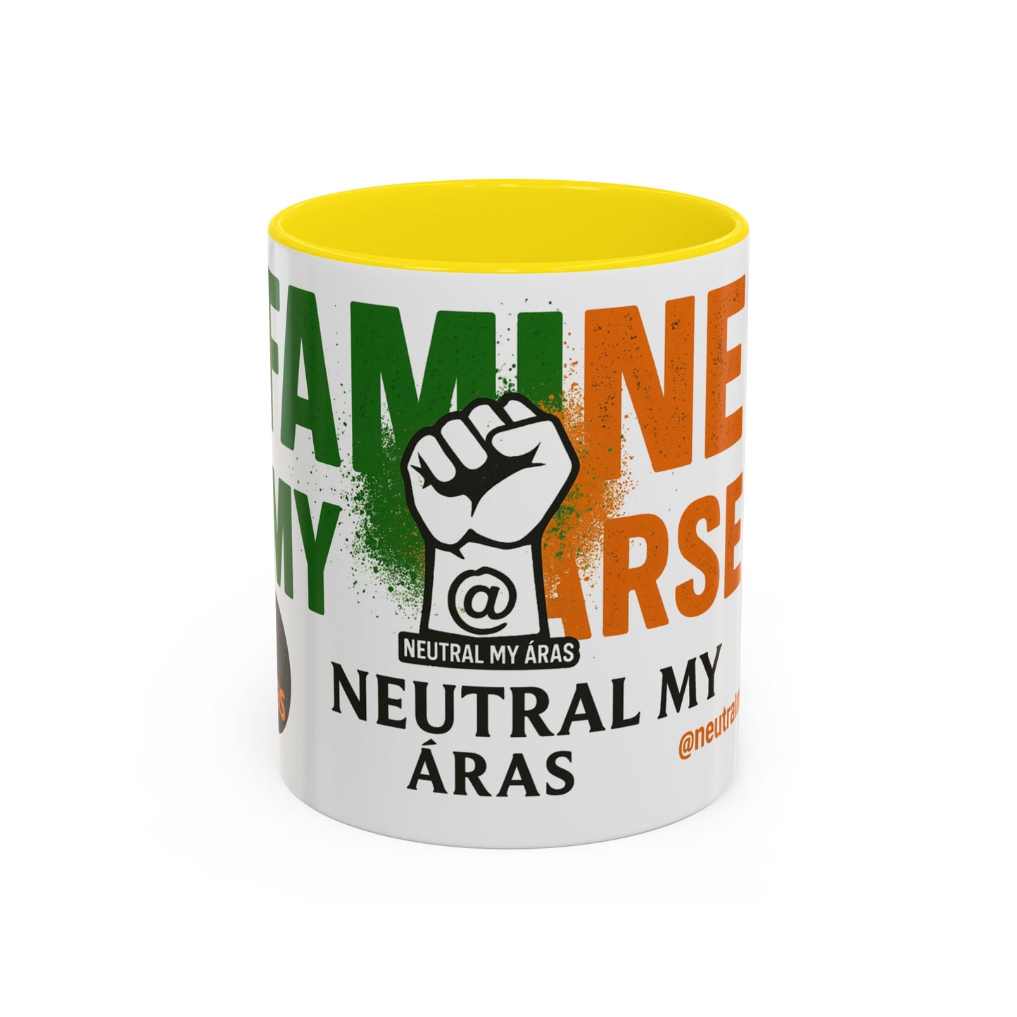 ☕ FAMINE MY ARSE – Tea/Coffee Mug