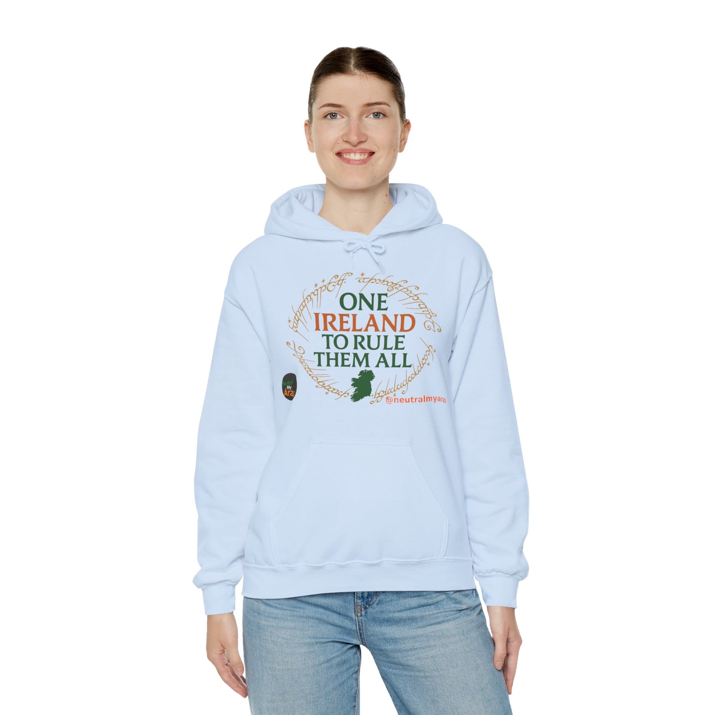 Hoodie "ONE IRELAND TO RULE THEM ALL" – Wear the Legend, Live the Dream