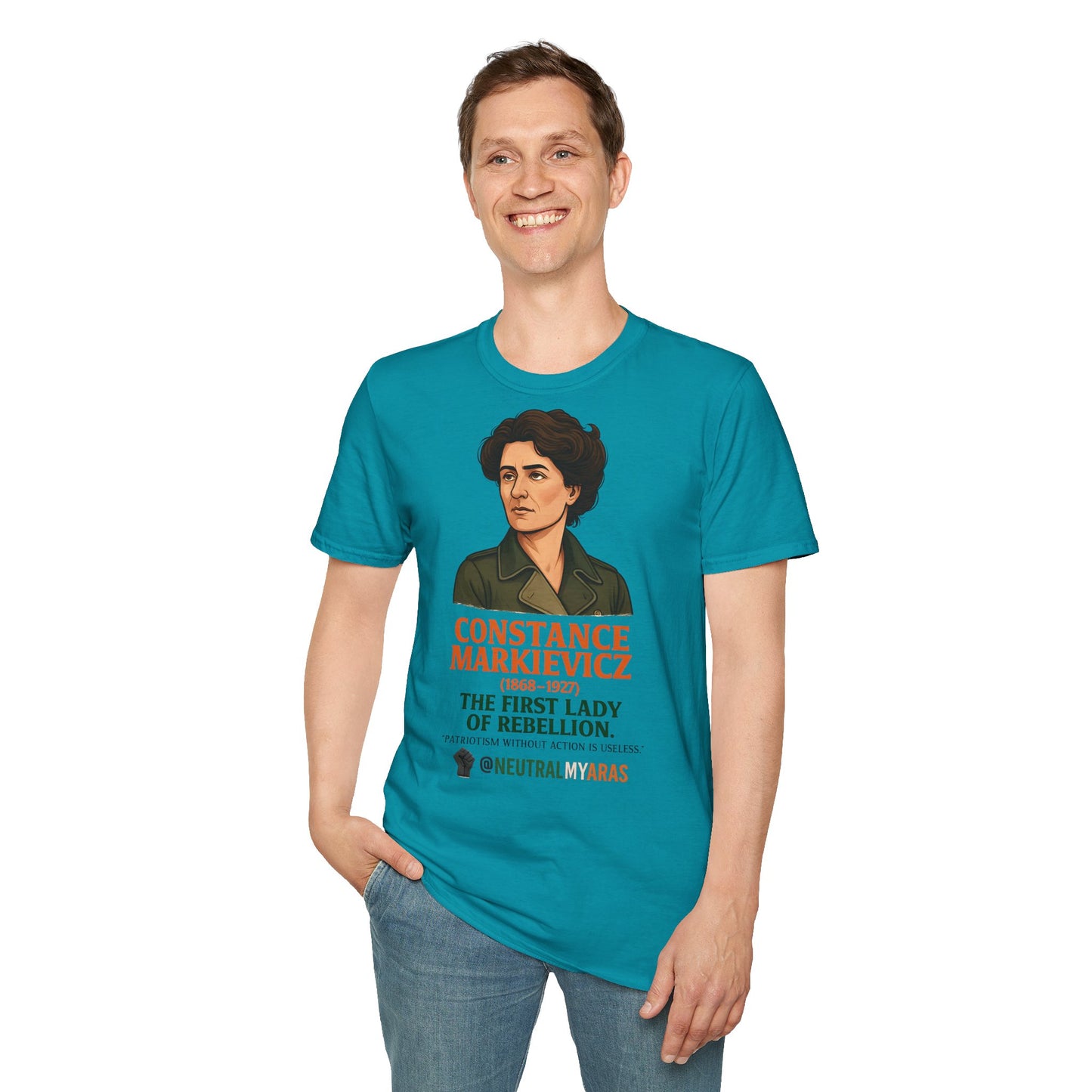 🇮🇪 Constance Markievicz T-Shirt – The First Lady of Rebellion 🇮🇪 Tee
