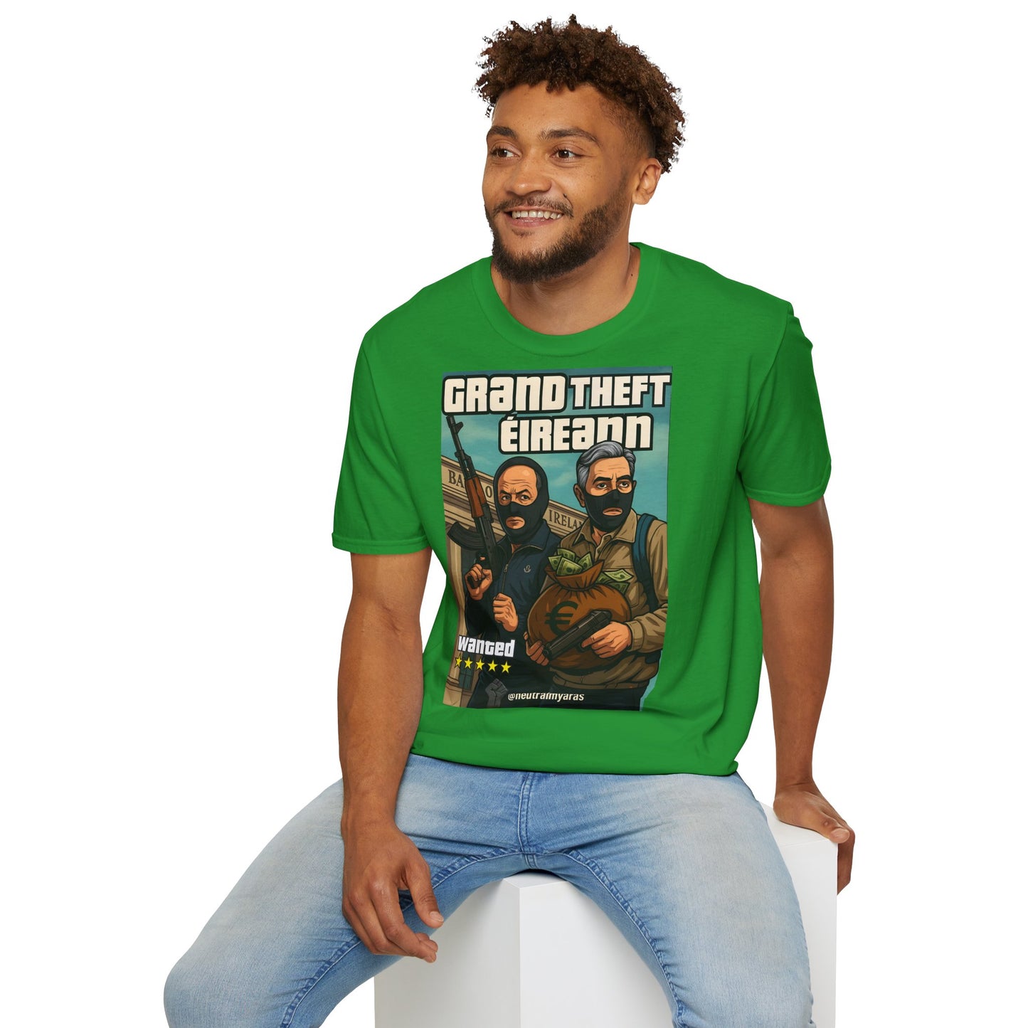 🔥 🚨 GRAND THEFT ÉIREANN 🚨 T-SHIRT ☘️