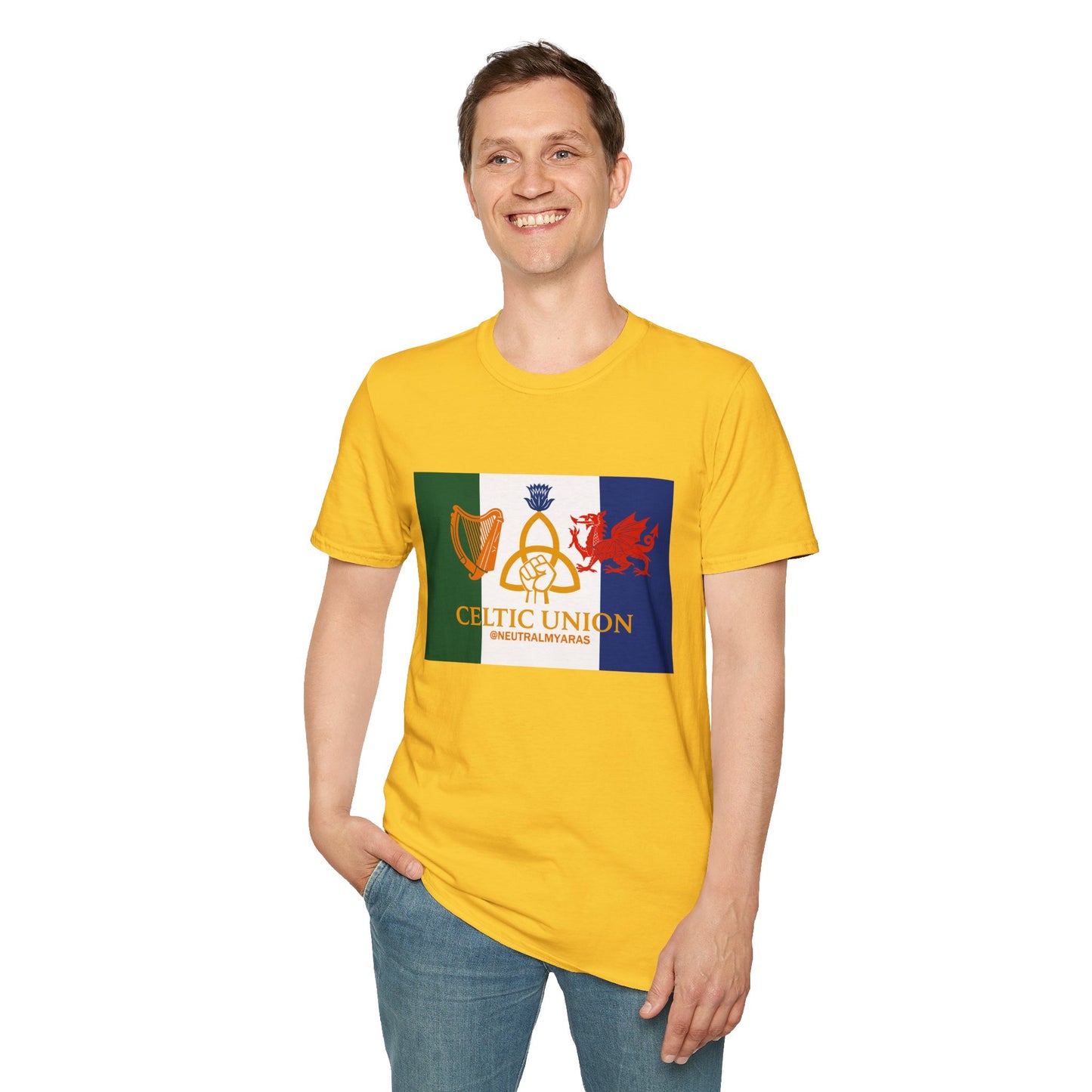 🔥 CELTIC UNION FLAG T-SHIRT ☘️