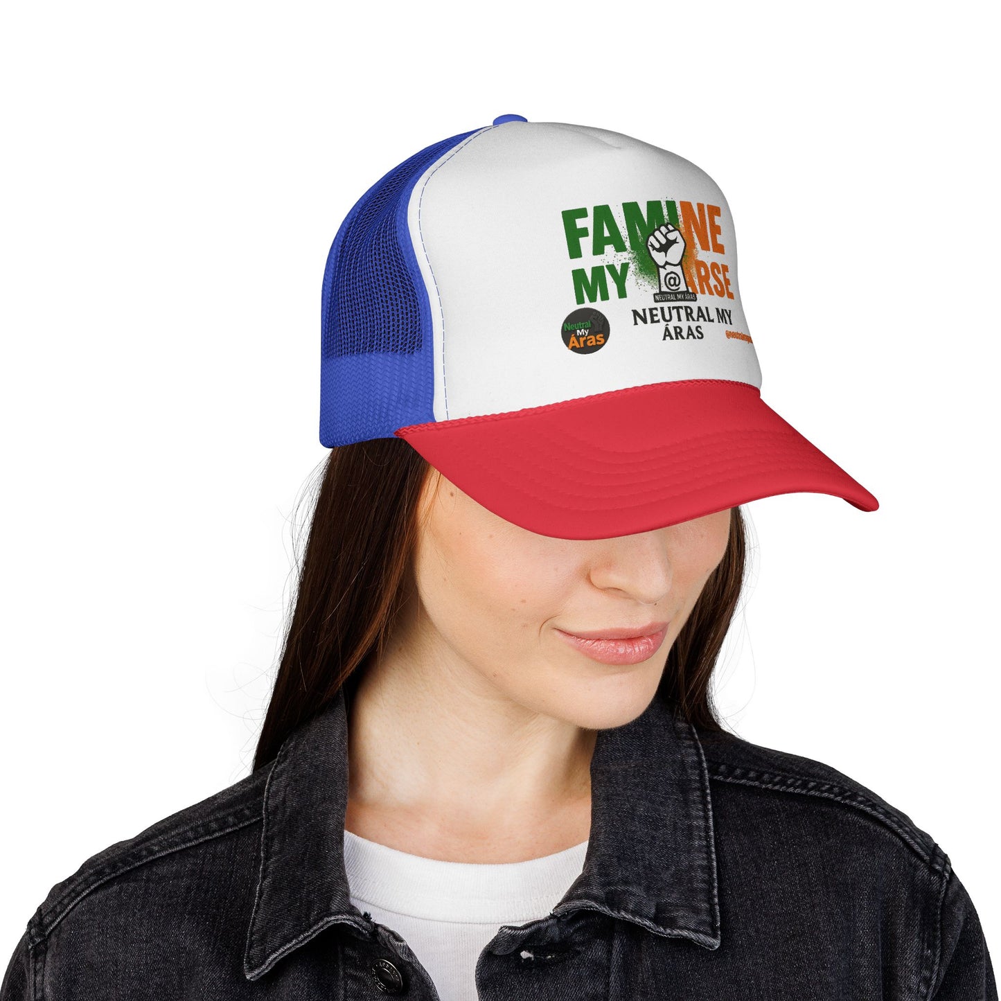 🧢 FAMINE MY ARSE – Trucker Hat