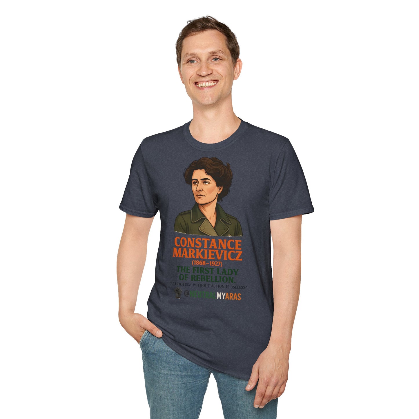 🇮🇪 Constance Markievicz T-Shirt – The First Lady of Rebellion 🇮🇪 Tee