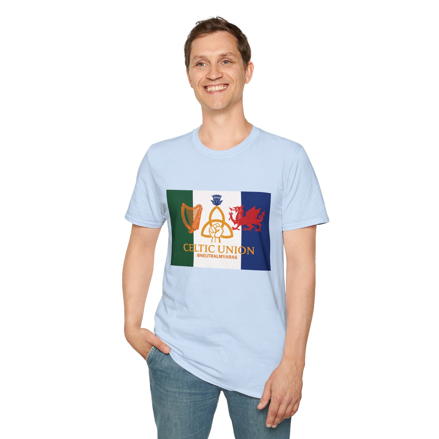 🔥 CELTIC UNION FLAG T-SHIRT ☘️