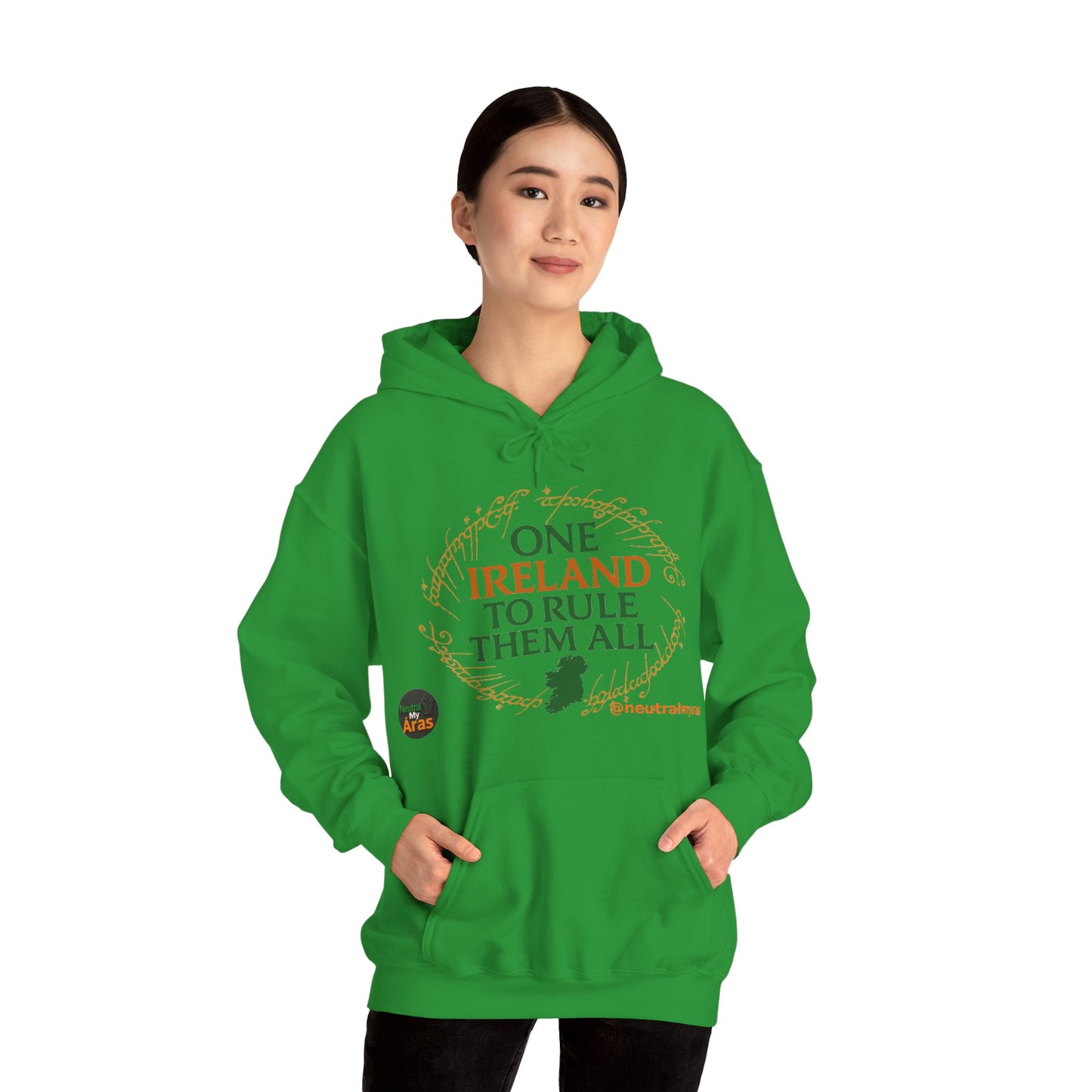 Hoodie "ONE IRELAND TO RULE THEM ALL" – Wear the Legend, Live the Dream